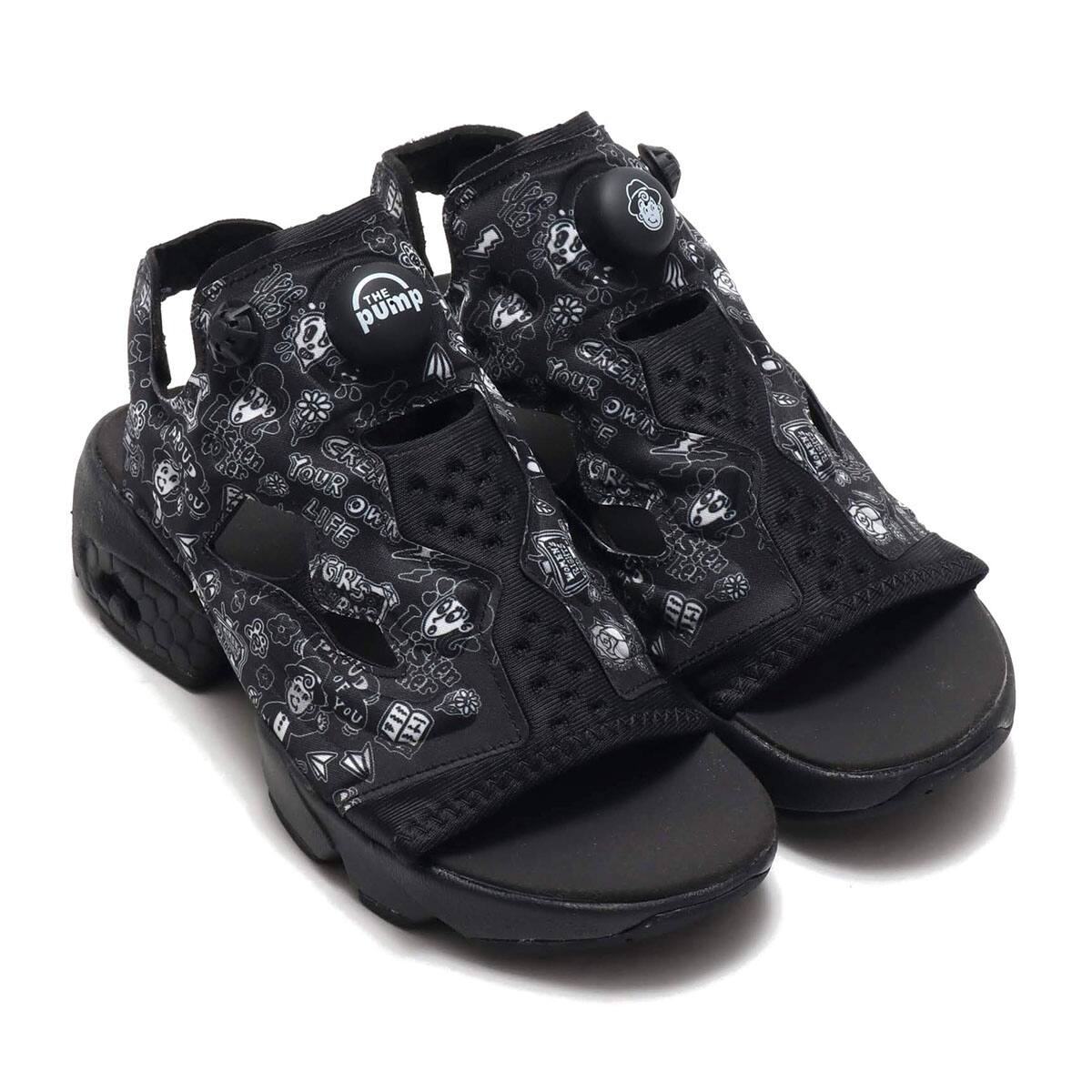 Reebok INSTAPUMP FURY SANDAL BLACK/WHITE/BLACK 20SS-S_photo_large
