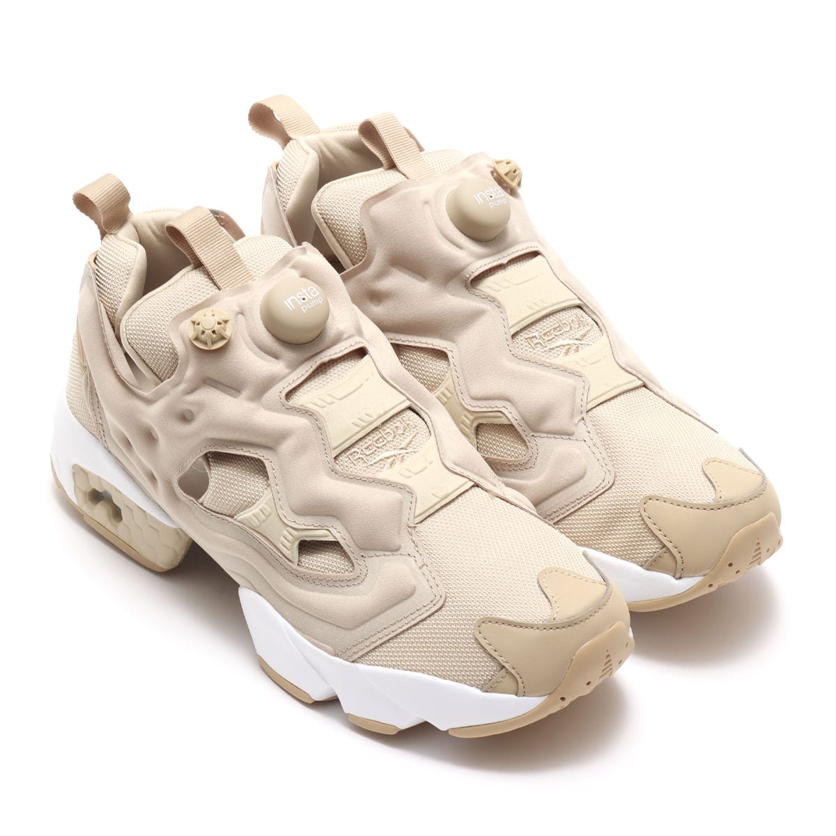 スニーカー23.5cm 良品 REEBOK INSTA PUMP FURY OG ベージュ - スニーカー