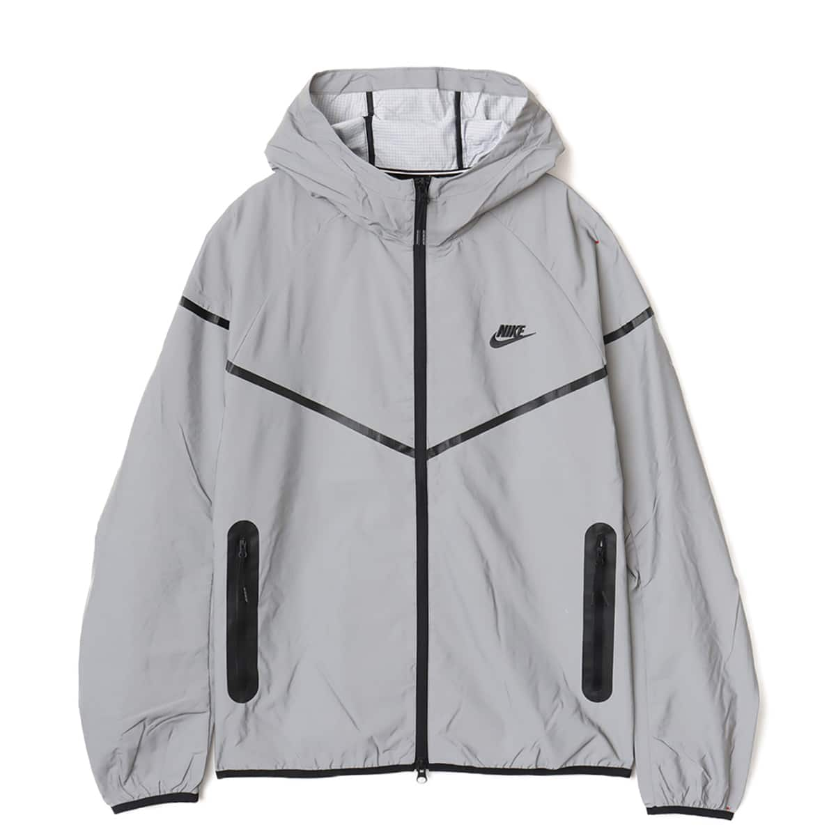 NIKE AS M NK TCH SSNL WVN JACKET REFLECT SILVER BLACK