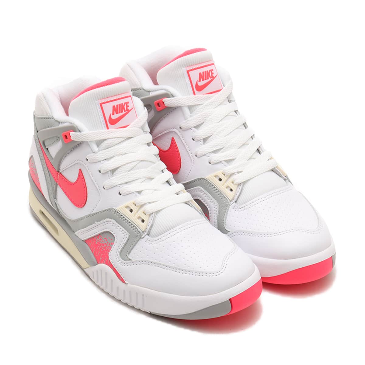 NIKE AIR TECH CHALLENGE II QS WHITE/RACER PINK-LT SMOKE GREY
