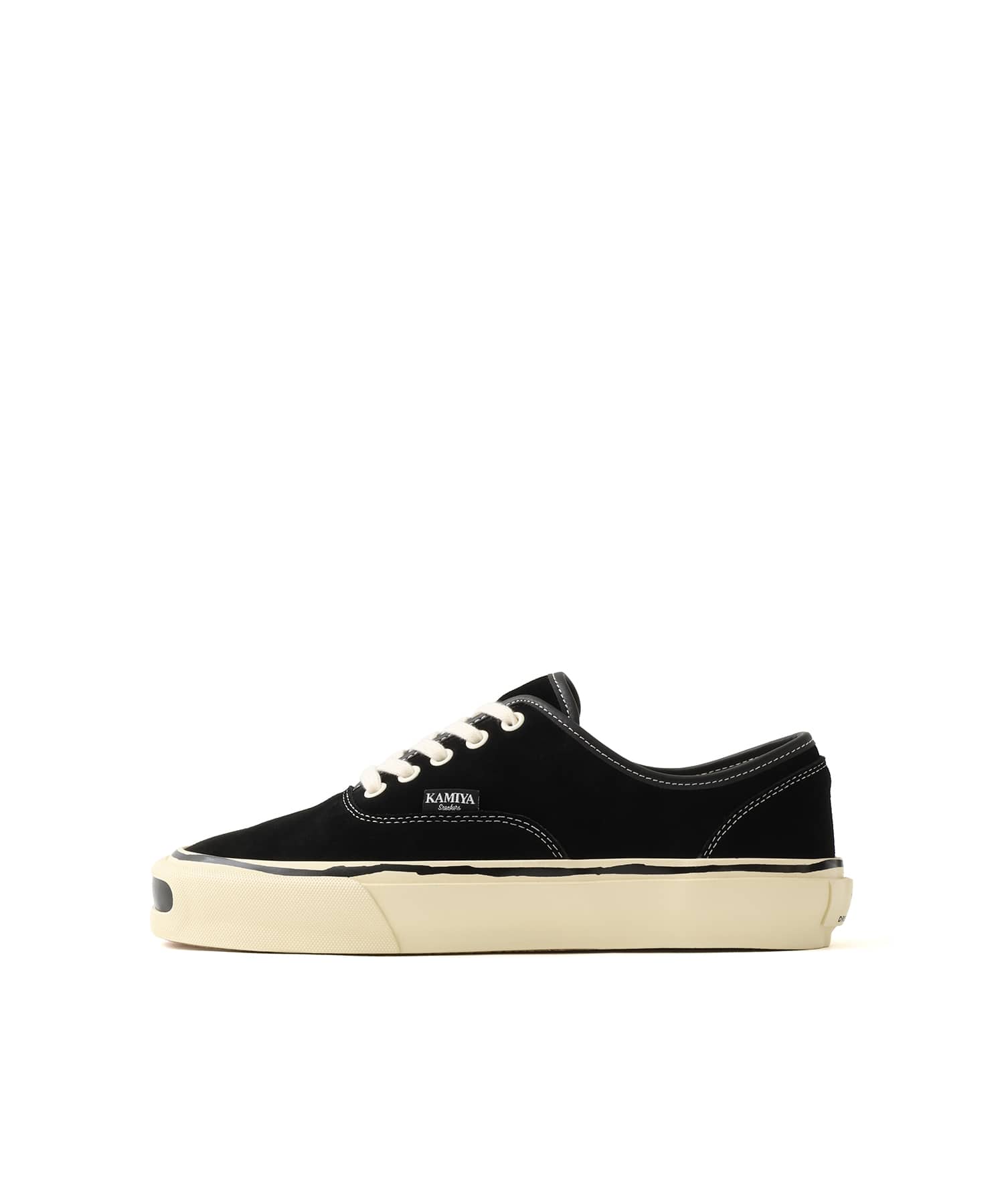 KAMIYA Herc SUEDE SNKR ブラックのメイン画像