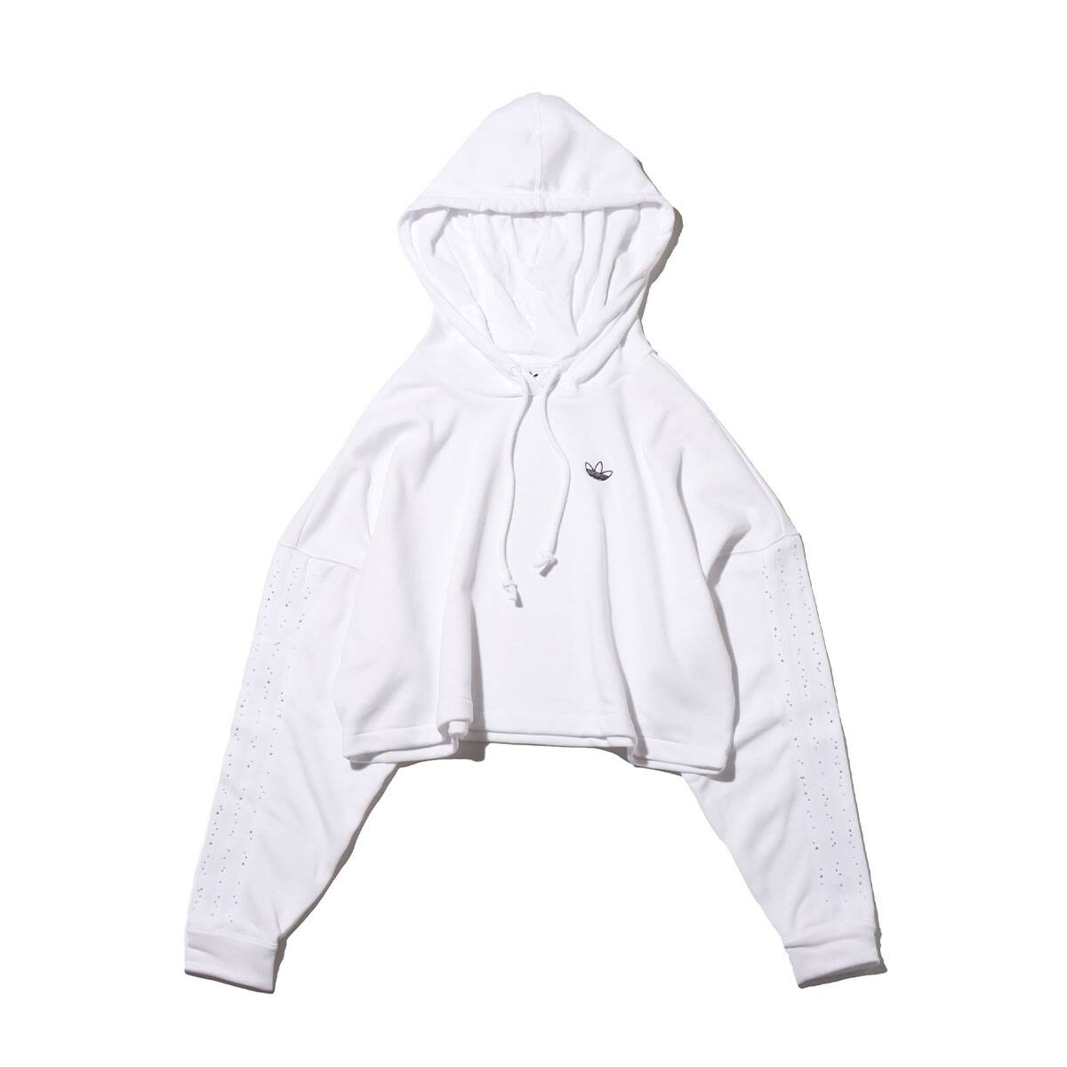 white cp hoodie