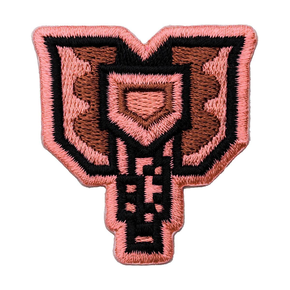 Monster Hunter モンスターハンターライズ 2way 刺繍ワッペン チャージアックス Pink 21sp I