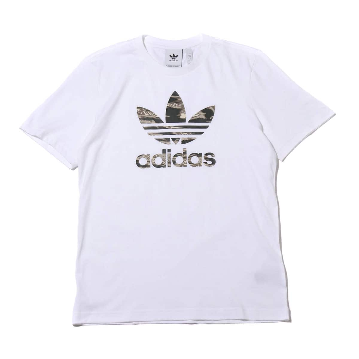 adidas camo trefoil tee