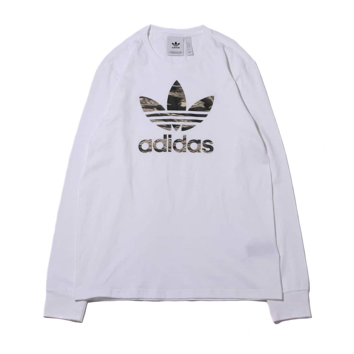 adidas CAMO TREFOIL LS TEE WHITE 19FW-I_photo_large