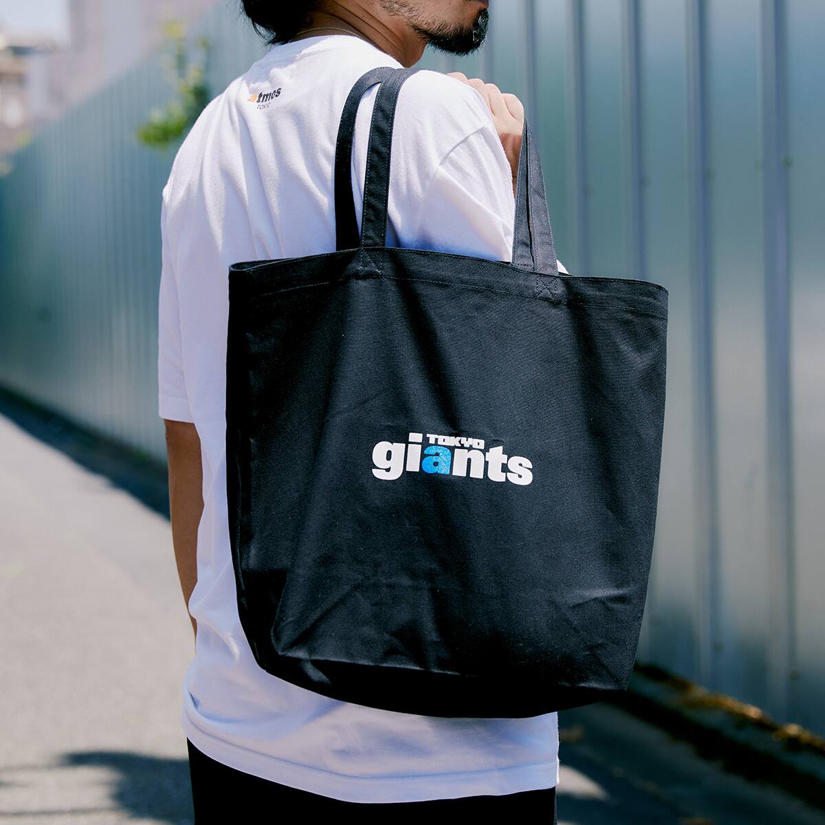 atmos x GIANTS atmos FONT TOTE BAG BLACK 21SU-I_photo_large