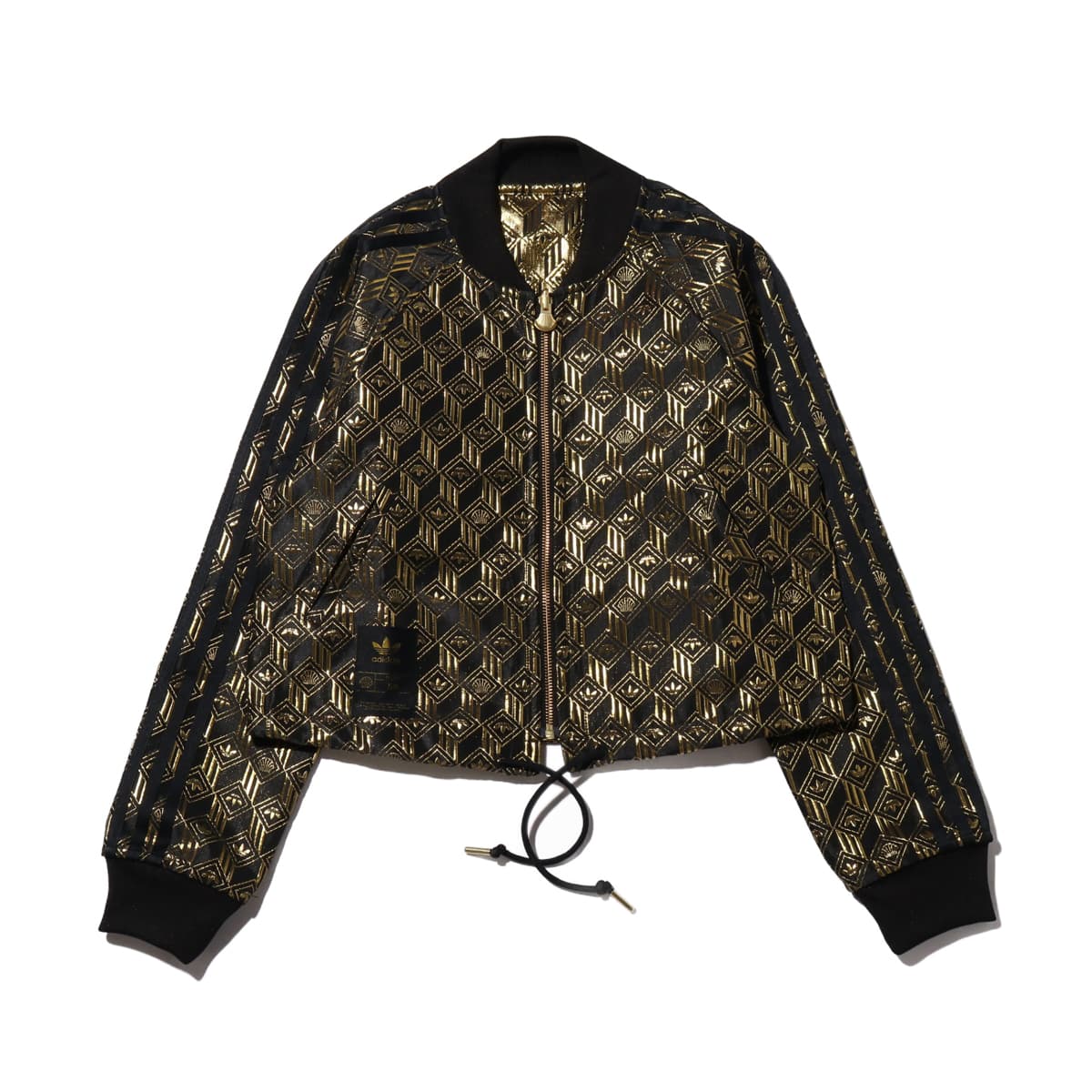 adidas PREMIUM SST TRACK TOP BLACK/GOLD METRIC 20SS-I