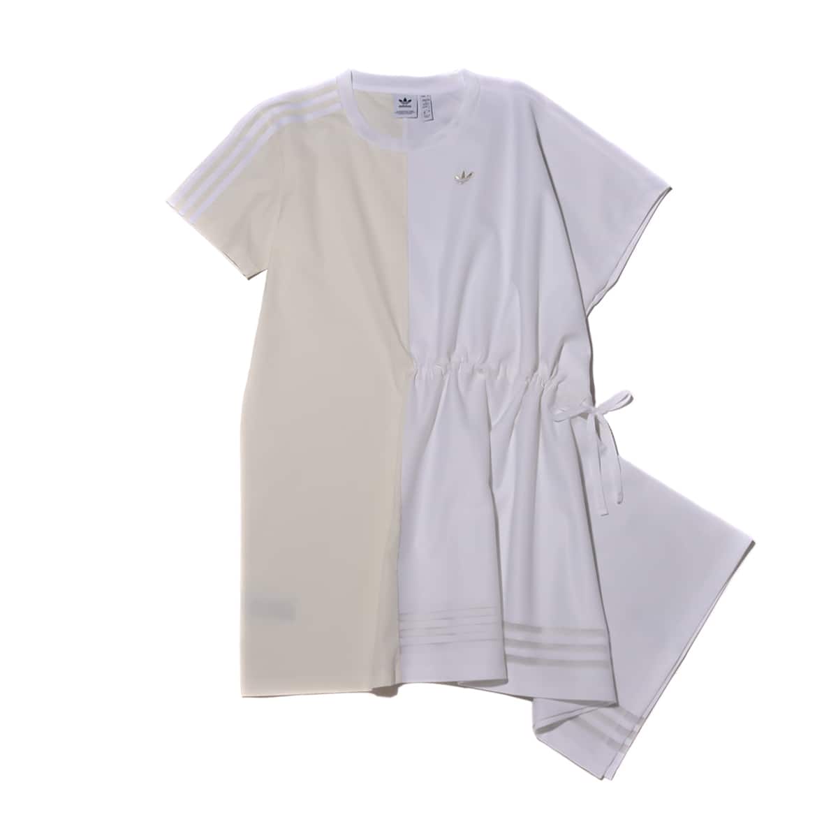 adidas tee dress white