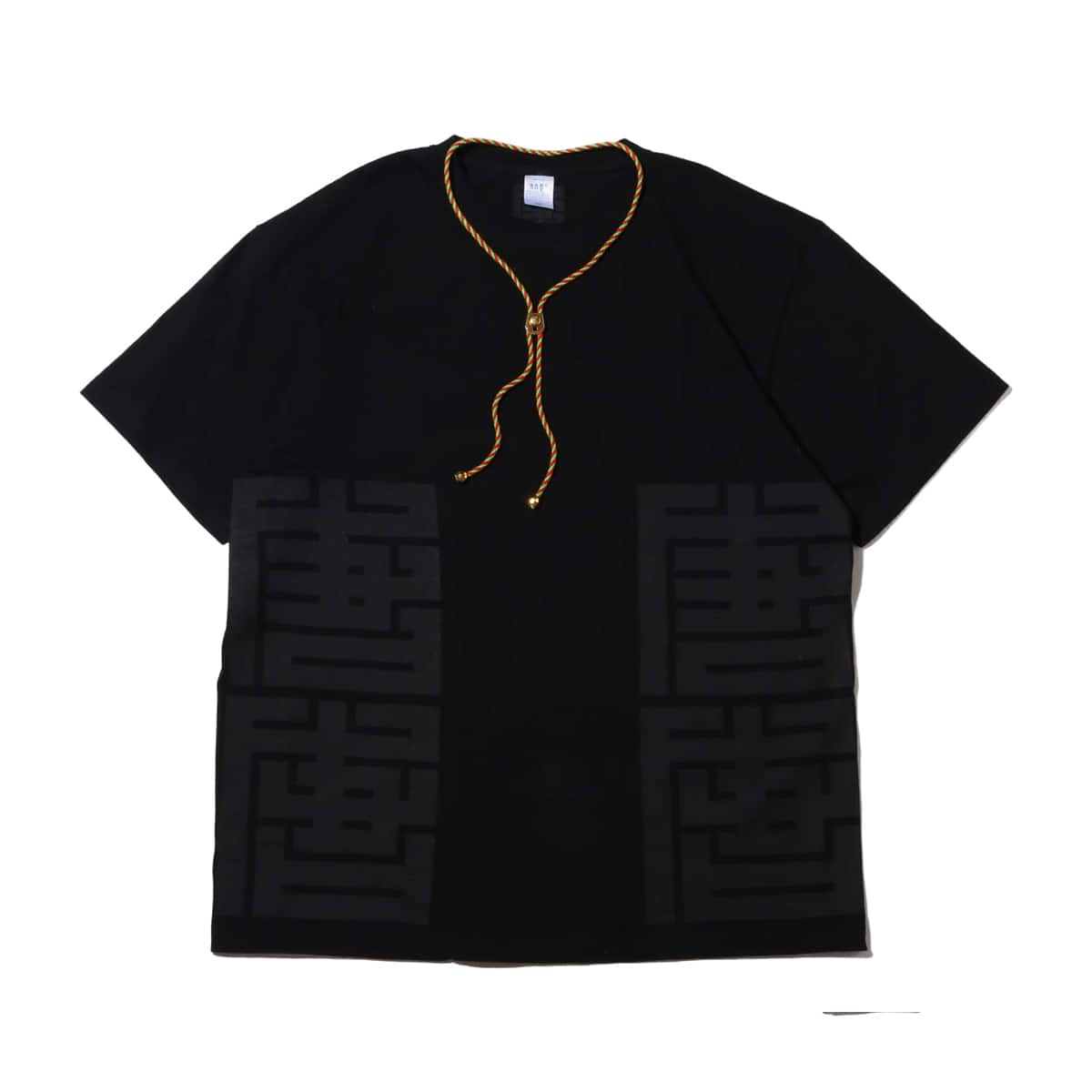 GARA x ATMOS feat.Show Ayanocozey 角文字 T-SHIRT BLACK 19HO-I_photo_large