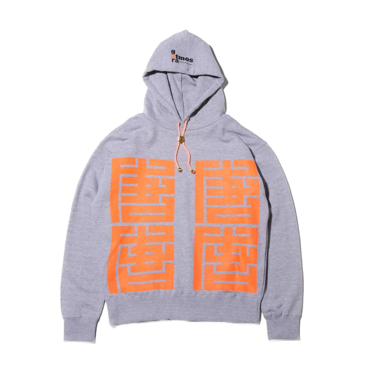 GARA x ATMOS feat.Show Ayanocozey 角文字 HOOD PARKA GRAY 19HO-I_photo_large