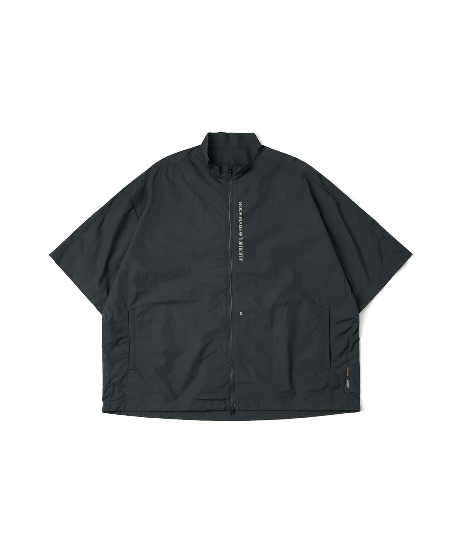 GOOPiMADE x TIGHTBOOTH Tech Uniform Zip Shirt OLIVEのメイン画像