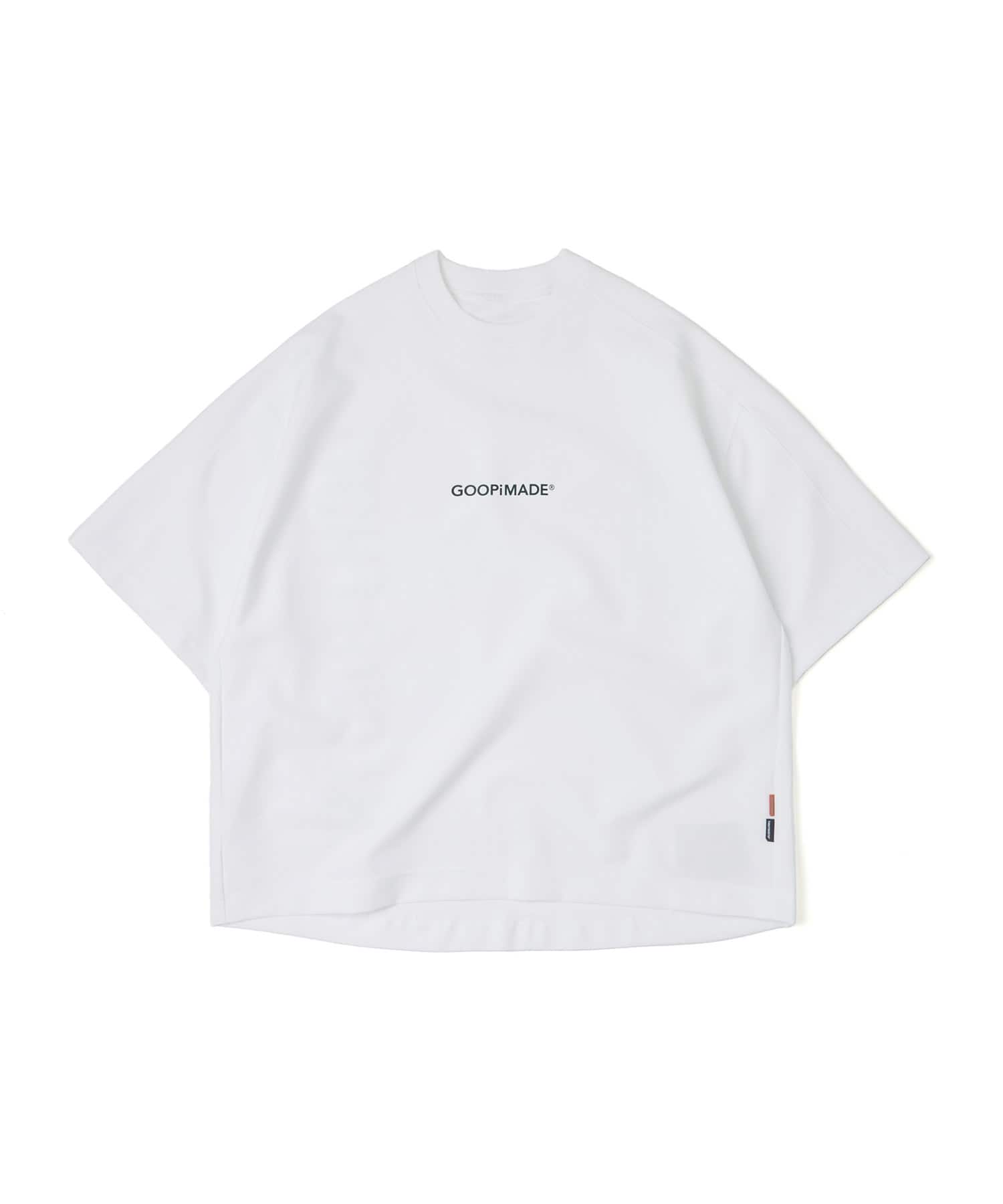 GOOPiMADE x TIGHTBOOTH Dual Arena Logo Tee WHITEのメイン画像