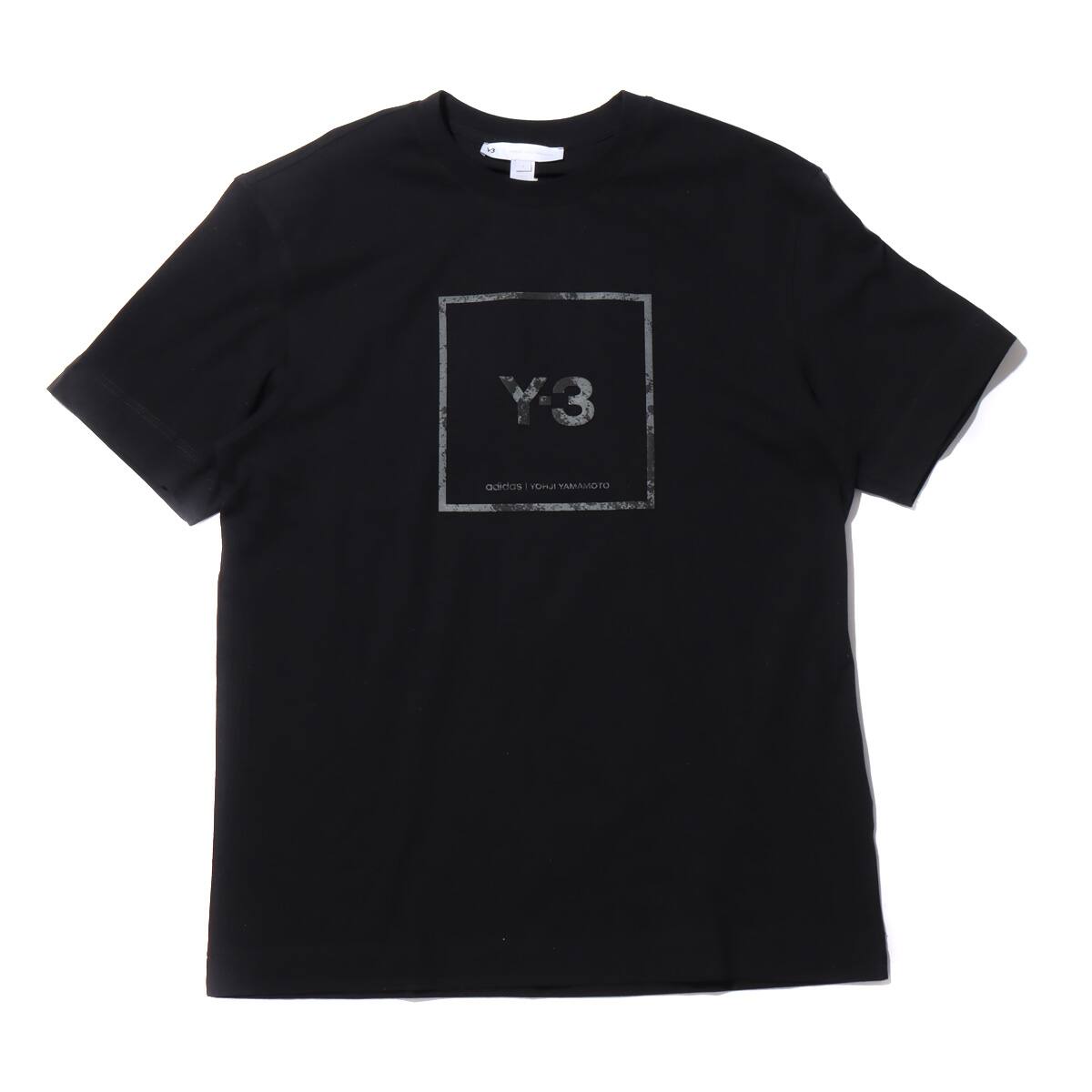 Adidas Y 3 Reflective Square Logo Ss Tee Black 21ss I