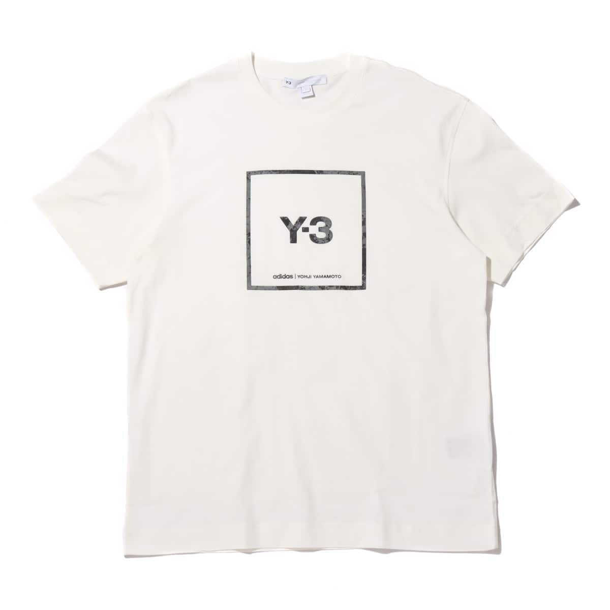 adidas Y-3 REFLECTIVE SQUARE LOGO SS TEE CORE WHITE 21SS-I