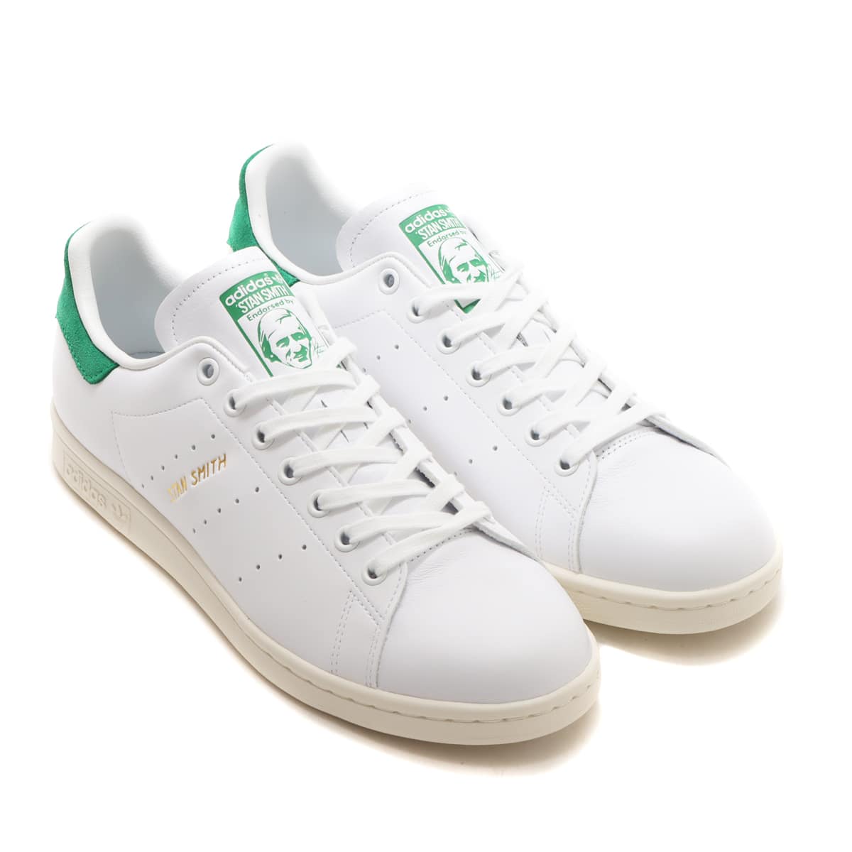 adidas STAN SMITH FTWR WHITE GREEN OFF WHITE 22SS I