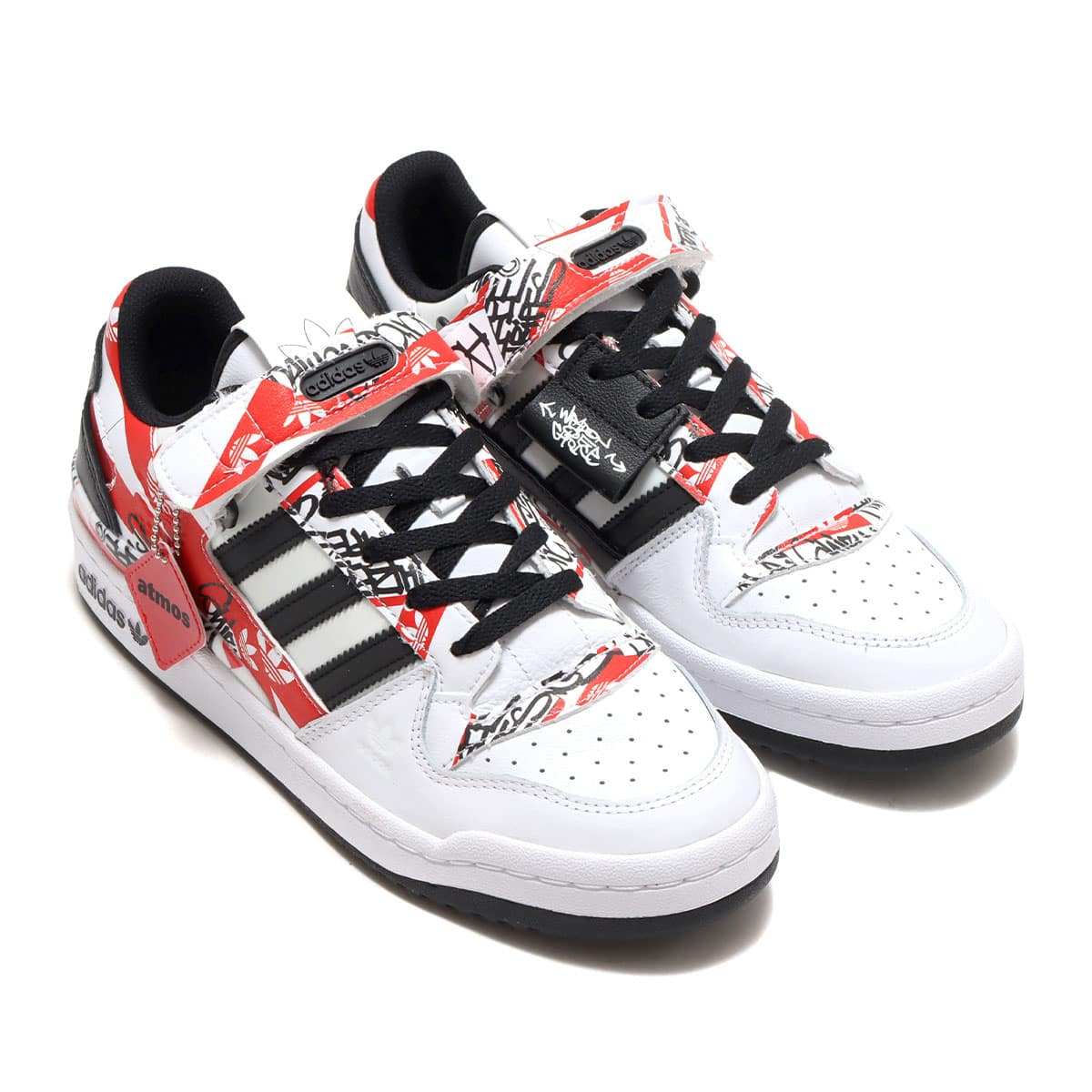adidas FORUM LOW GRAFFITI atmos FOOTWEAR WHITE/CORE BLACK/ACTIVE RED 21FW-S_photo_large