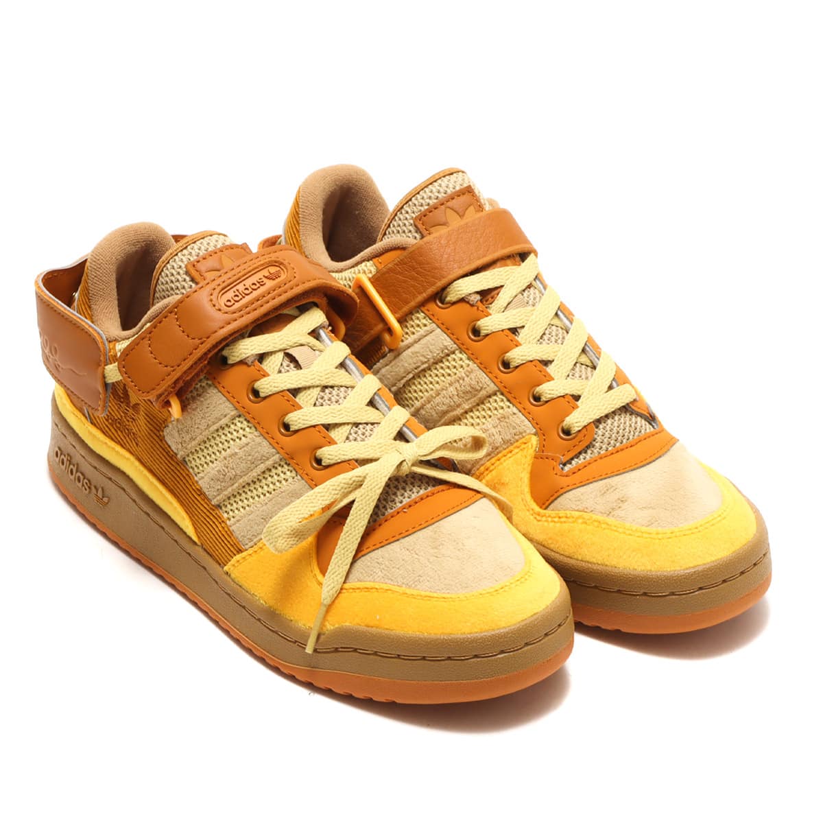 m&m's × adidas Forum Low "Yellow/Brown