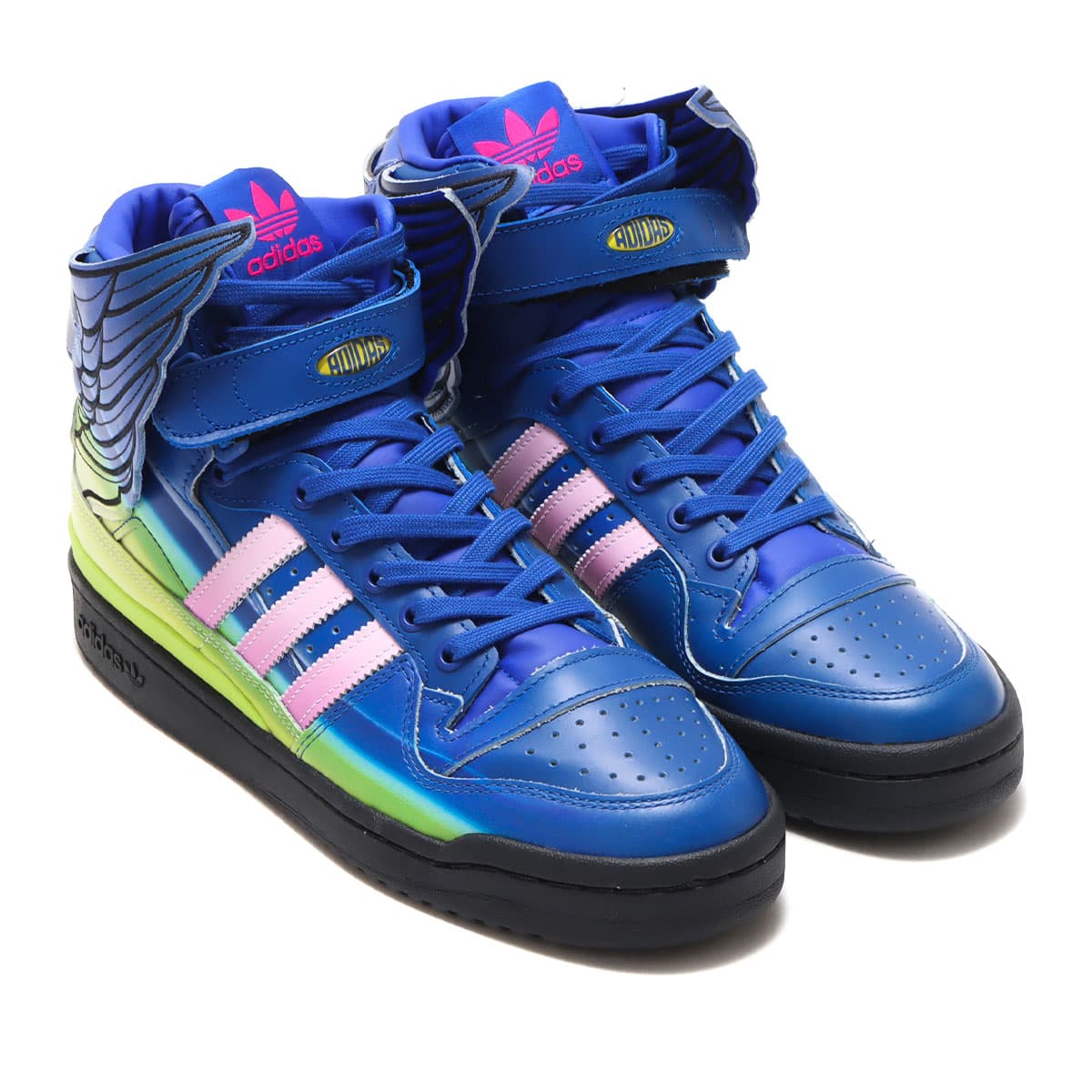 adidas JEREMY SCOTT WING 4.0 MOTORSPORT BLUE/SHOCK PINK