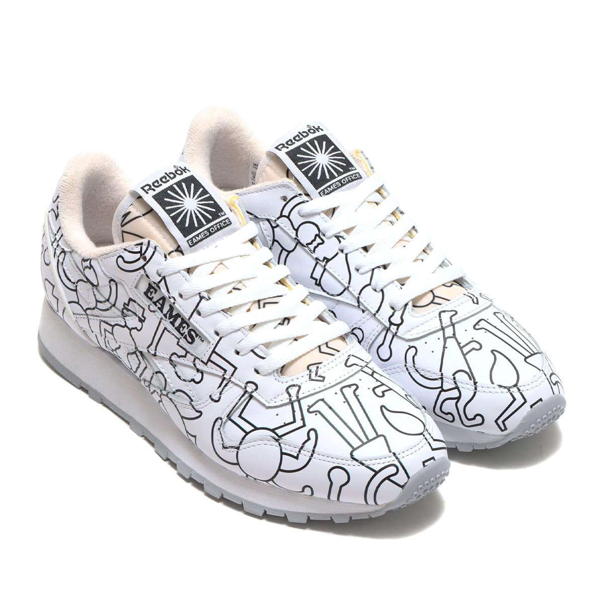 Reebok EAMES CLASSIC LEATHER FOOTWEAR WHITE/FOOTWEAR WHITE/CORE