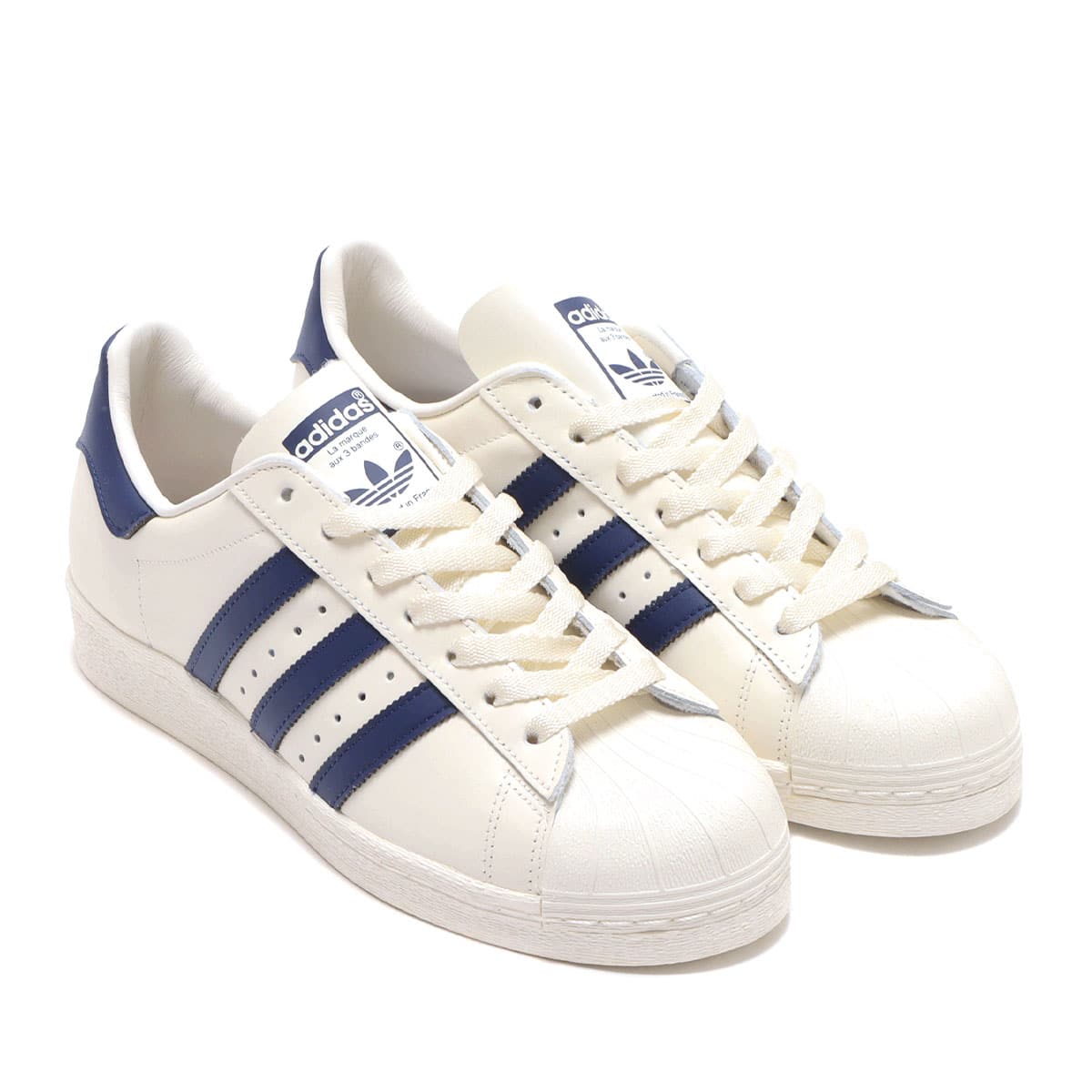 adidas SUPERSTAR 82 CLOUD WHITE DARK BLUE OFF WHITE 22SS I