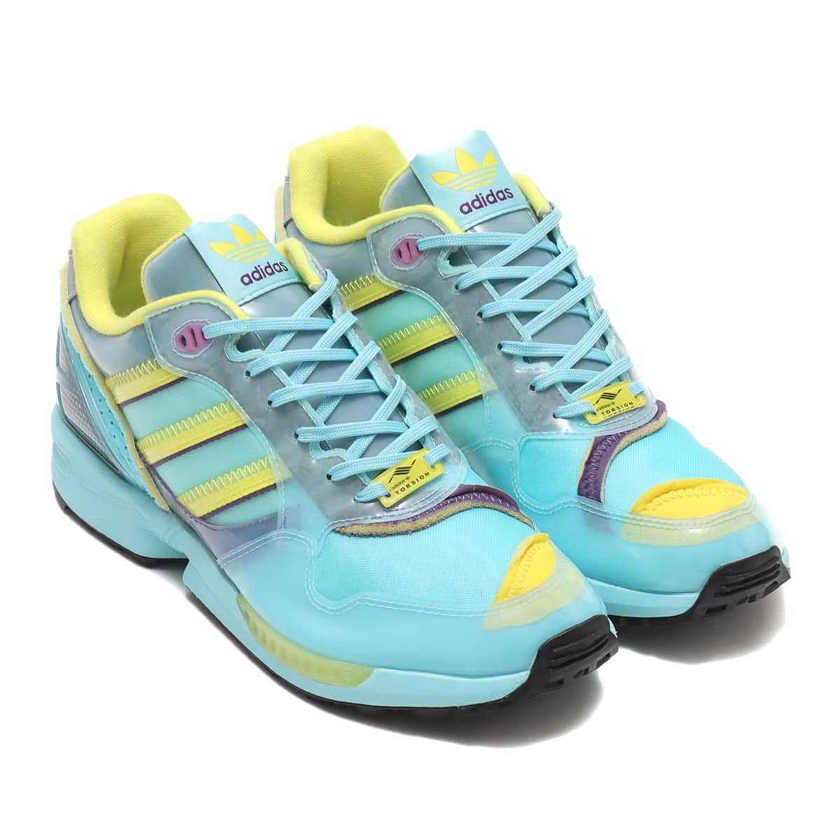 adidas XZ 0006 INSIDE OUT CLEAR AQUA LIGHT AQUA SHOCK YELLOW 21SS S