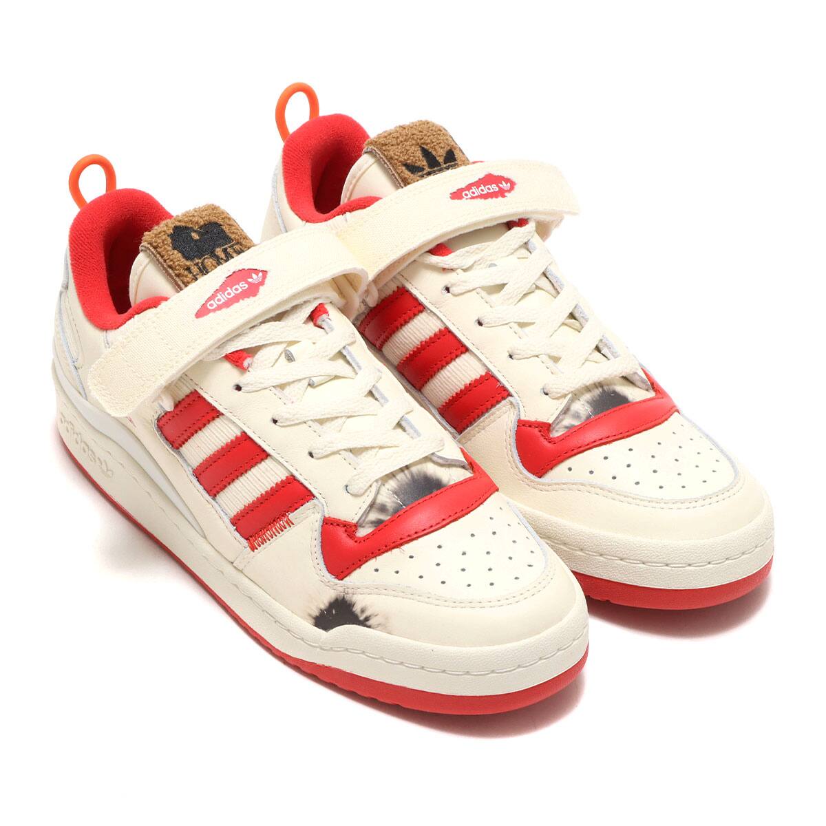 adidas FORUM HOME ALONE CREAM WHITE/CALLEGE RED/OFF WHITE 22SS-S