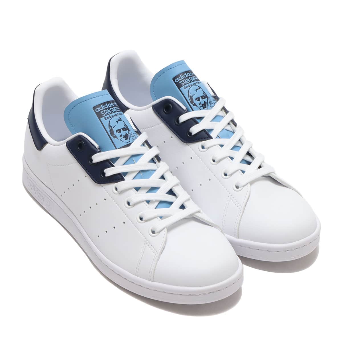 adidas STAN SMITH FOOTWEAR WHITE/CALLEGE NAVY/RIGHT BLUE 21FW-I