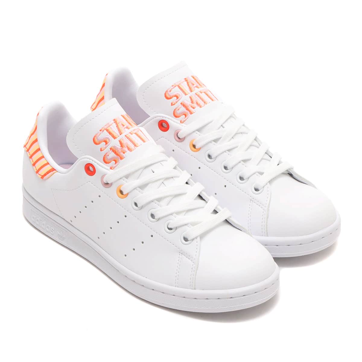 adidas STAN SMITH W FOOTWEAR WHITE/CLEAR PINK/SOLAR RED 21FW-I