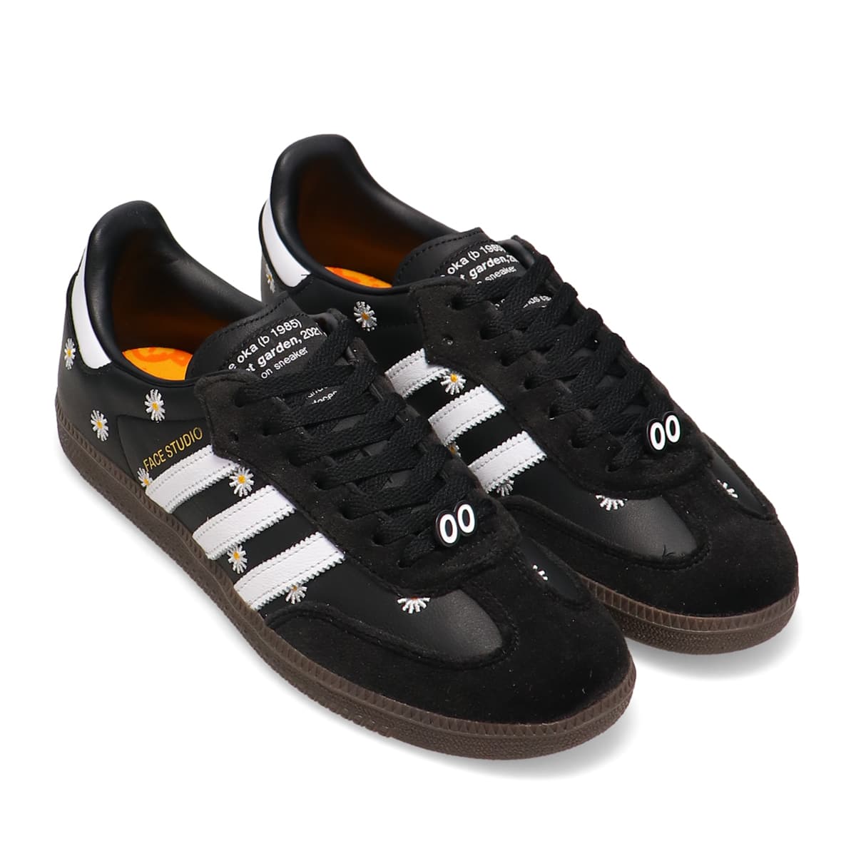 atmos FACE adidas Samba Core Black/Footwear White 25cm H03848-