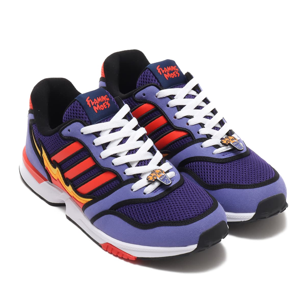 adidas ZX 1000 SIMPSONS FLAMING MOES PURPLE/BRIGHT RED/CORE BLACK 