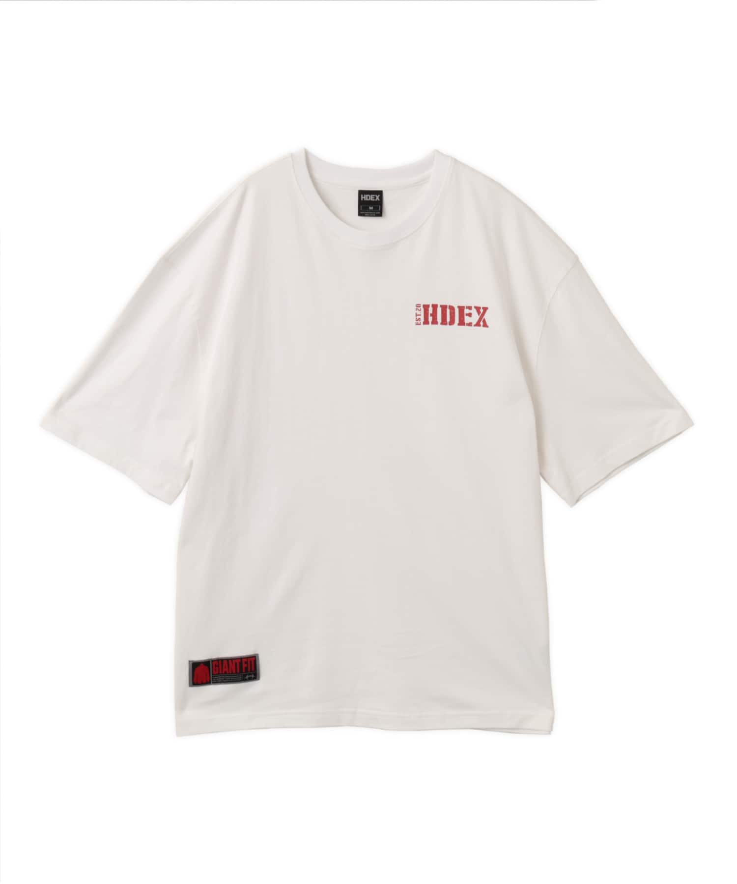 HDEX Core Small Logo Giant Fit Short Sleeve Whiteのメイン画像