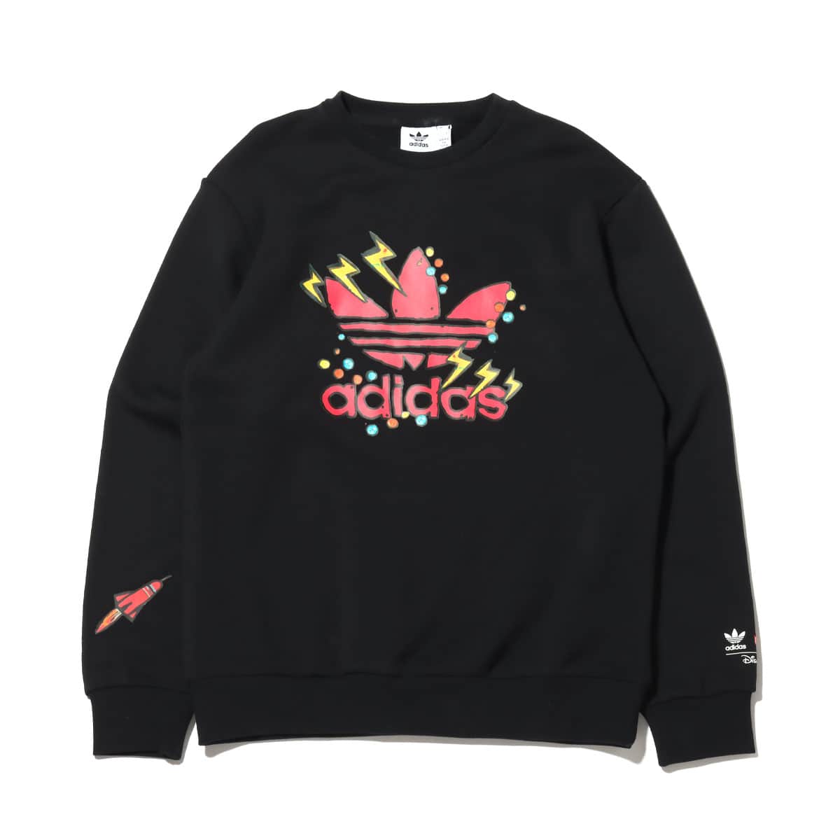 adidas Graphic Crew "Kasing Lung x Mickey Mouse x adidas Mickey Twist" BLACK 20FW-S_photo_large
