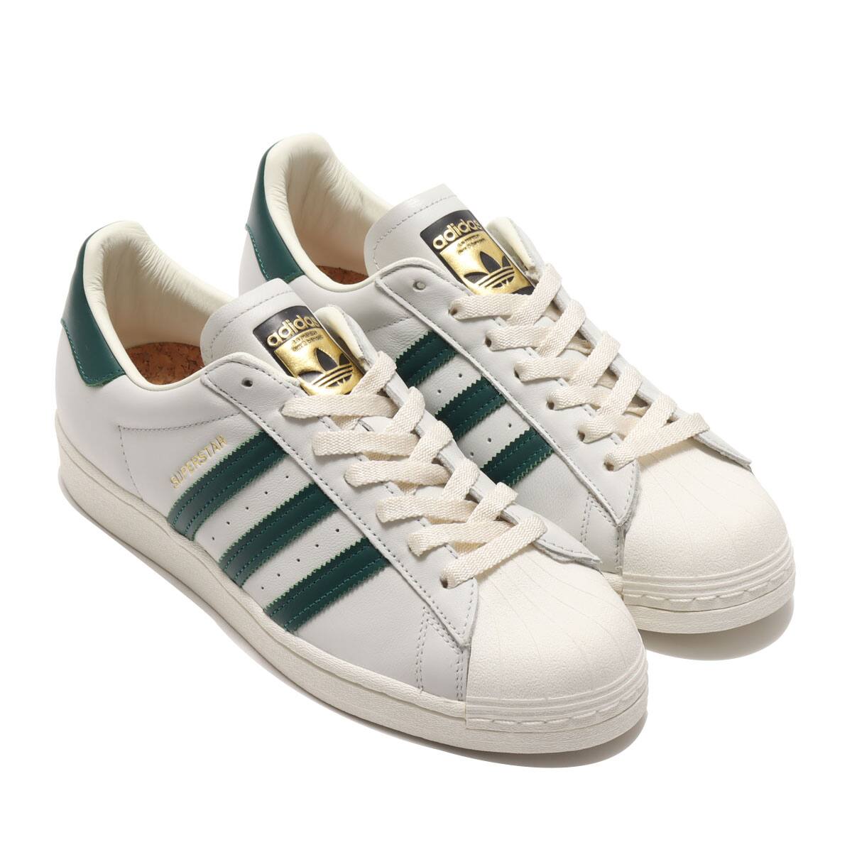 adidas SUPERSTAR OFF WHITE/COLLEGE GREEN/OFF WHITE 21SS-I