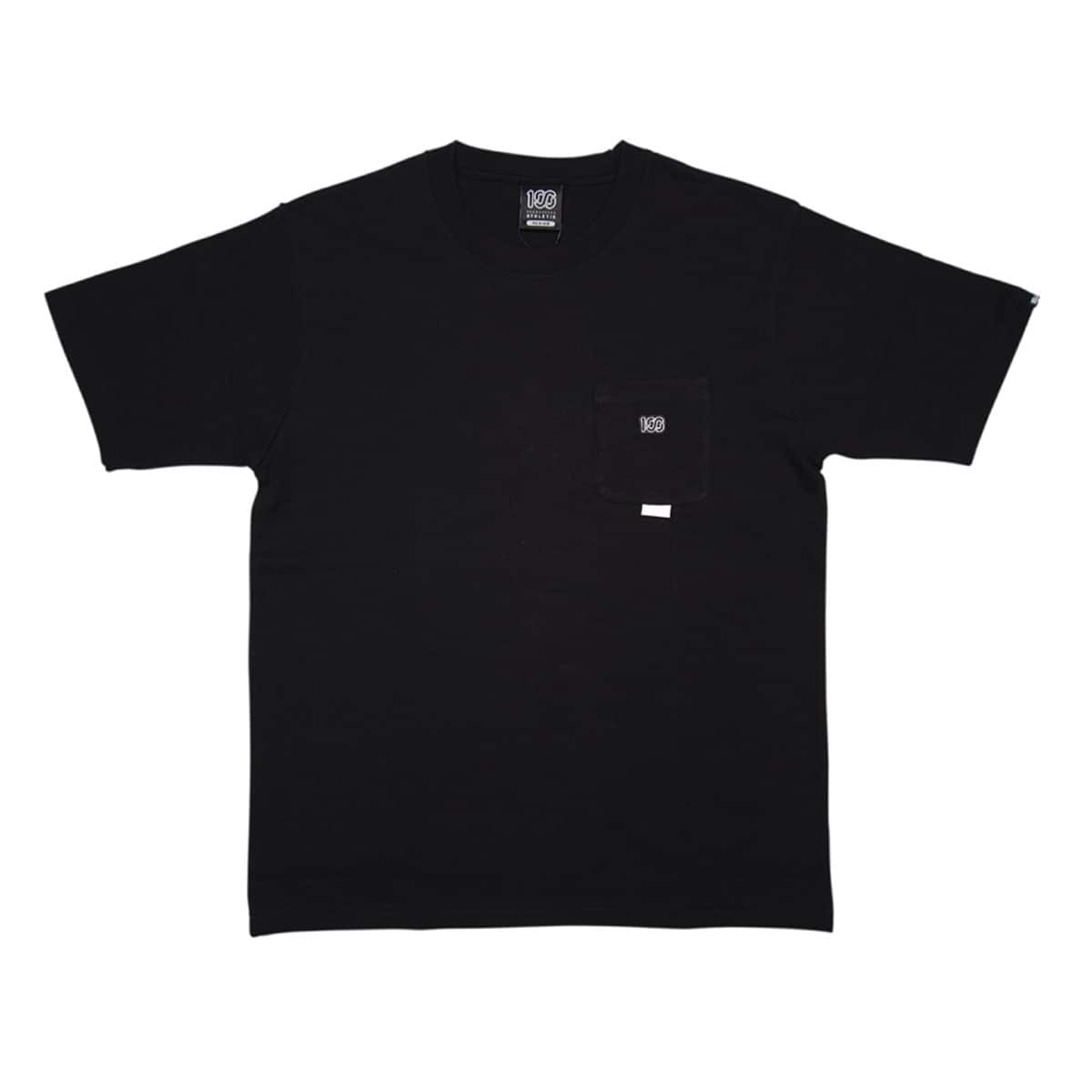 100A THICK JERSEY S/S TOP with pocket BLACK 20FA-I_photo_large