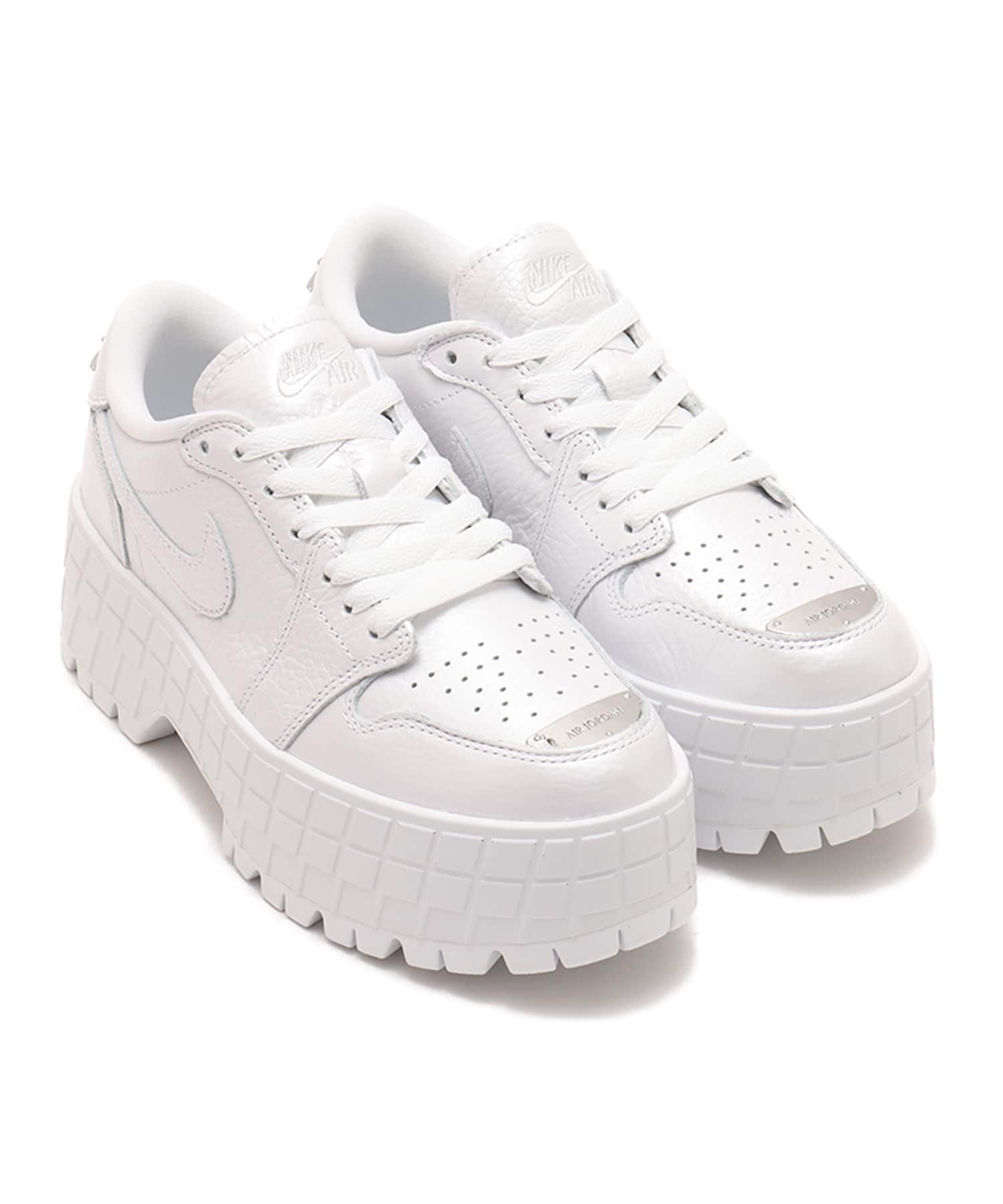 JORDAN BRAND W AIR JORDAN 1 BROOKLYN LOW WHITE/METALLIC SILVERのメイン画像
