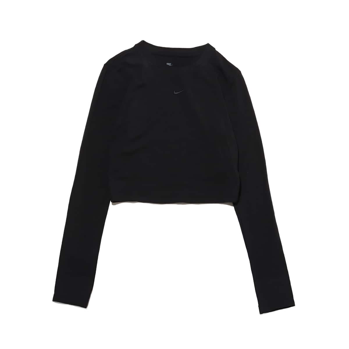 NIKE AS W NSW NK CHLL KNT LS CRP BLACK/BLACK のメイン画像