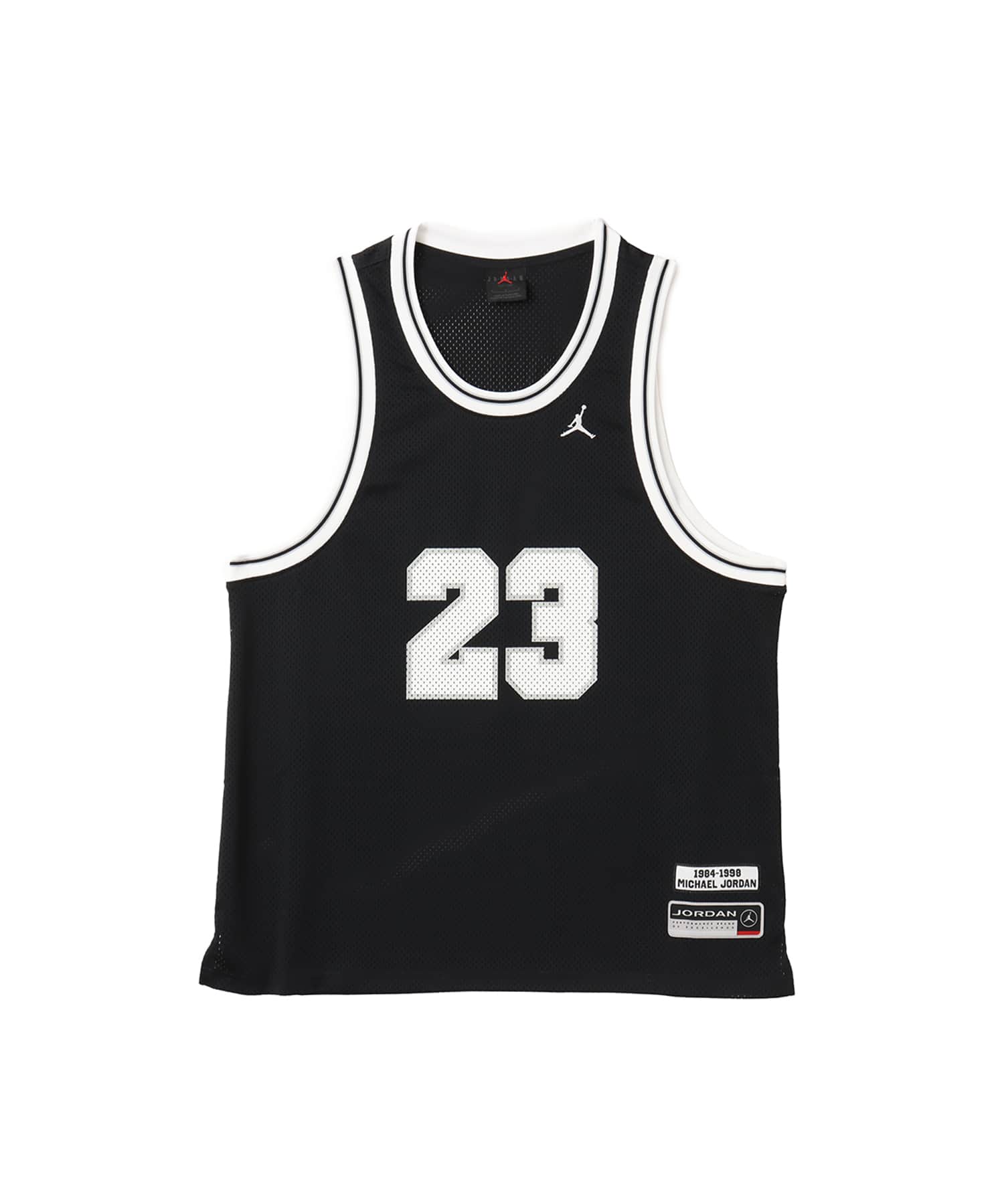 JORDAN BRAND M J ESS SUMMER JERSEY BLACK/WHITEのメイン画像