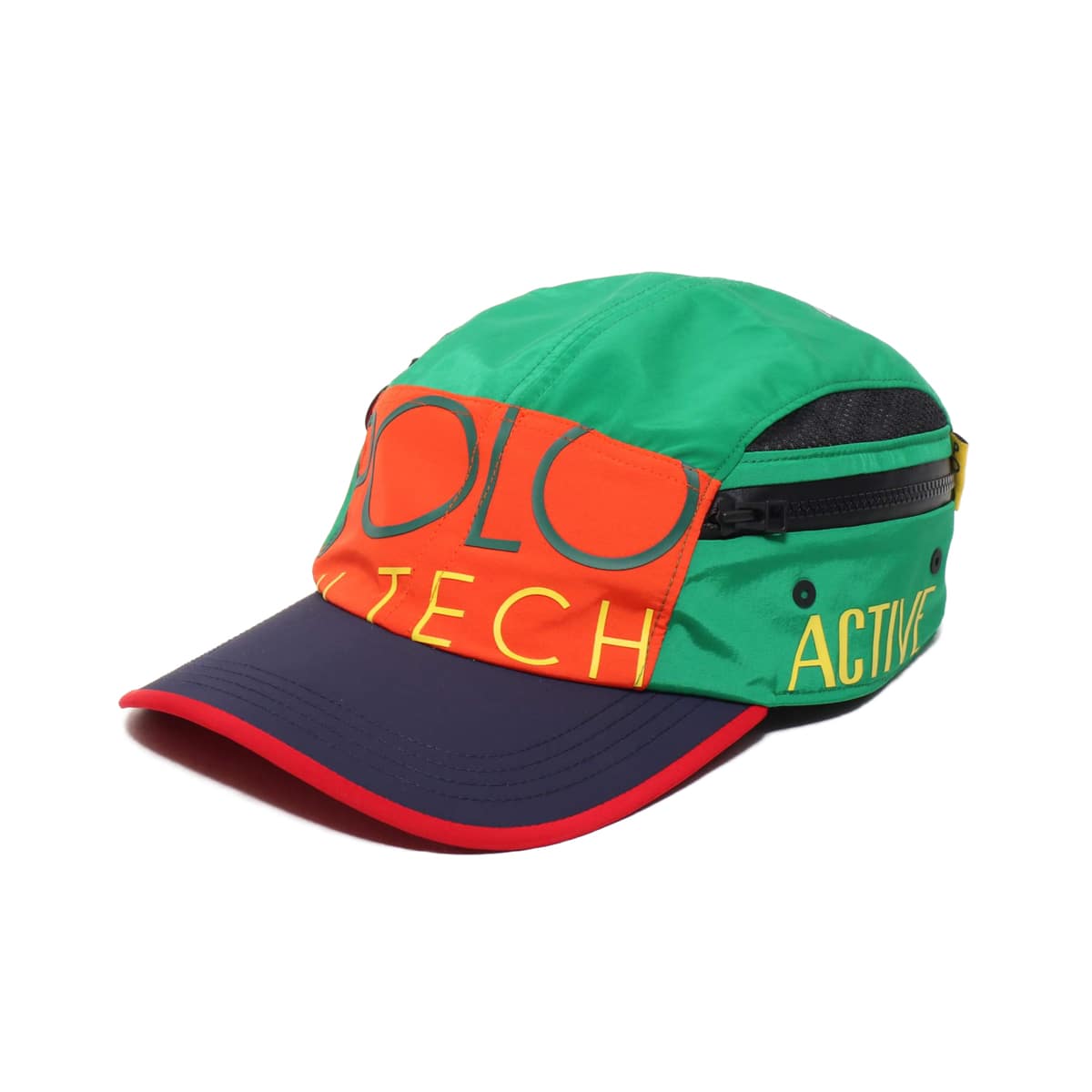POLO RALPH LAUREN HITECH5PANEL-HAT GREEN MULTI 18HO-Iのメイン画像
