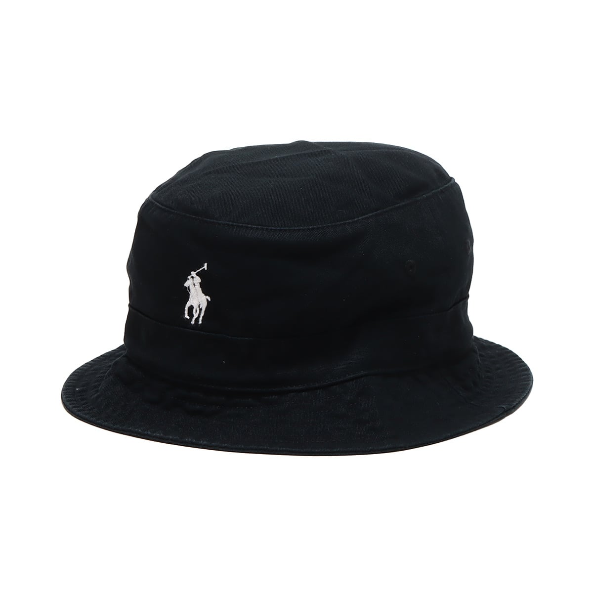 非売品 POLO RALPH ハット ブラック バケット チノ コットン LAUREN 