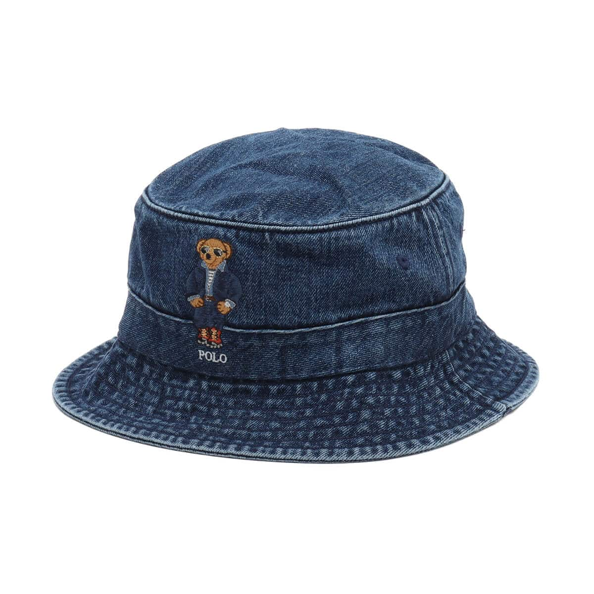 POLO RALPH LAUREN POLO BEAR BUCKET-HAT BLUE