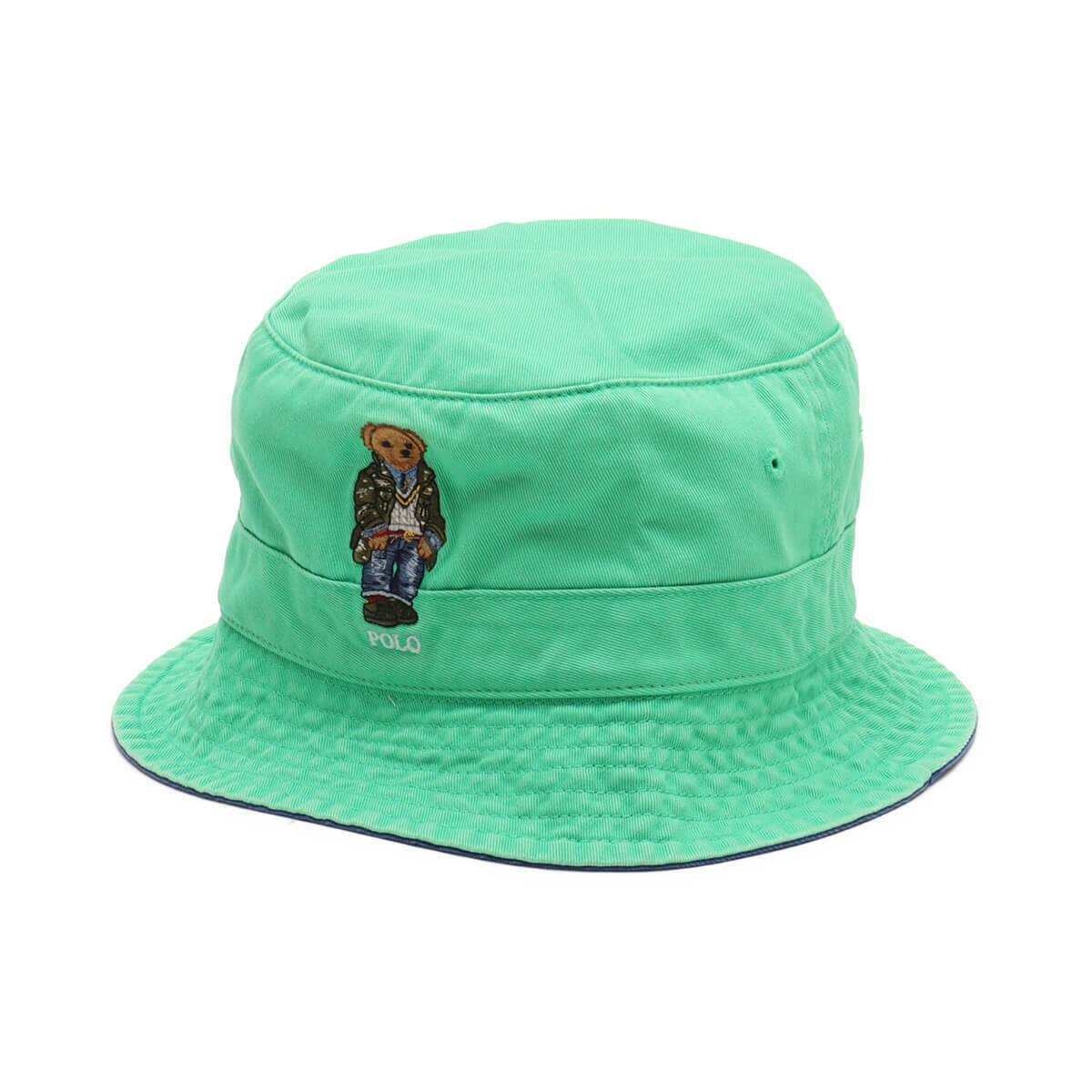 POLO RALPH LAUREN POLO BEAR BUCKET-HAT GREEN