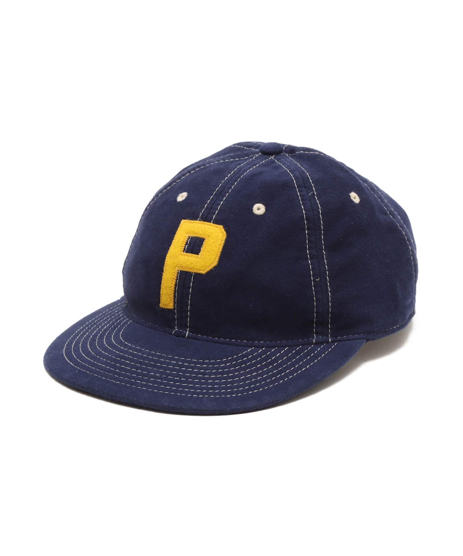 POLO RALPH LAUREN CHAMOIS ”P” AUTHENTIC BASEBALL CAP  NEWPORT NAVYのメイン画像