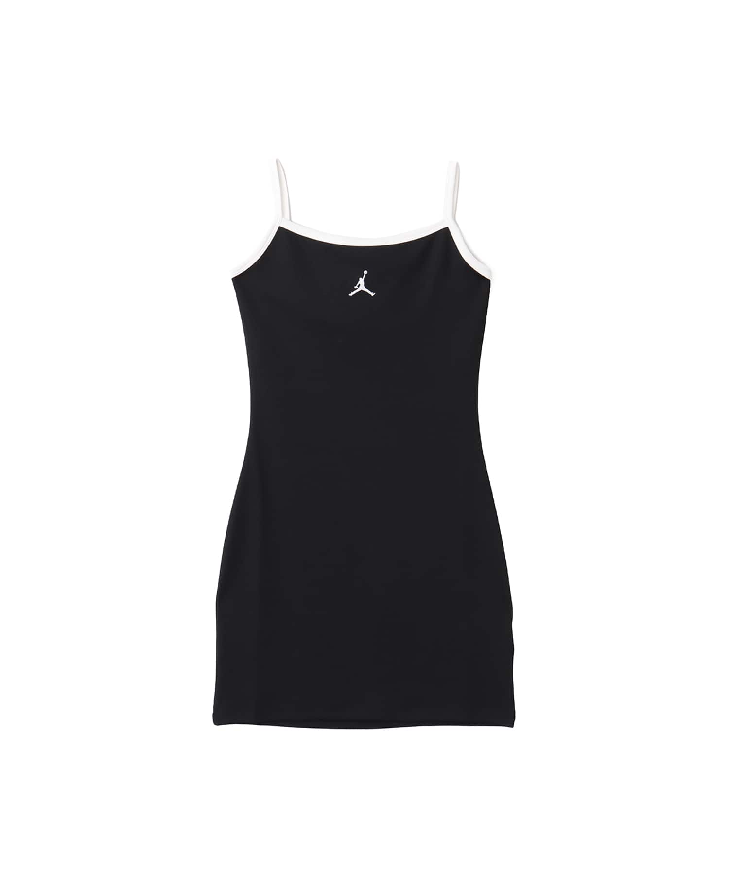 JORDAN BRAND AS W J BRK SLIM TANK DRESS BLACK/WHITE/WHITEのメイン画像