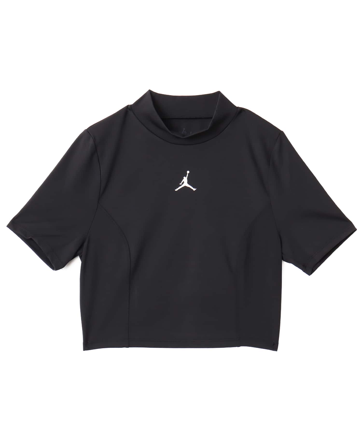 JORDAN BRAND AS W J SS SOLID KNIT TOP BLACK/WHITEのメイン画像