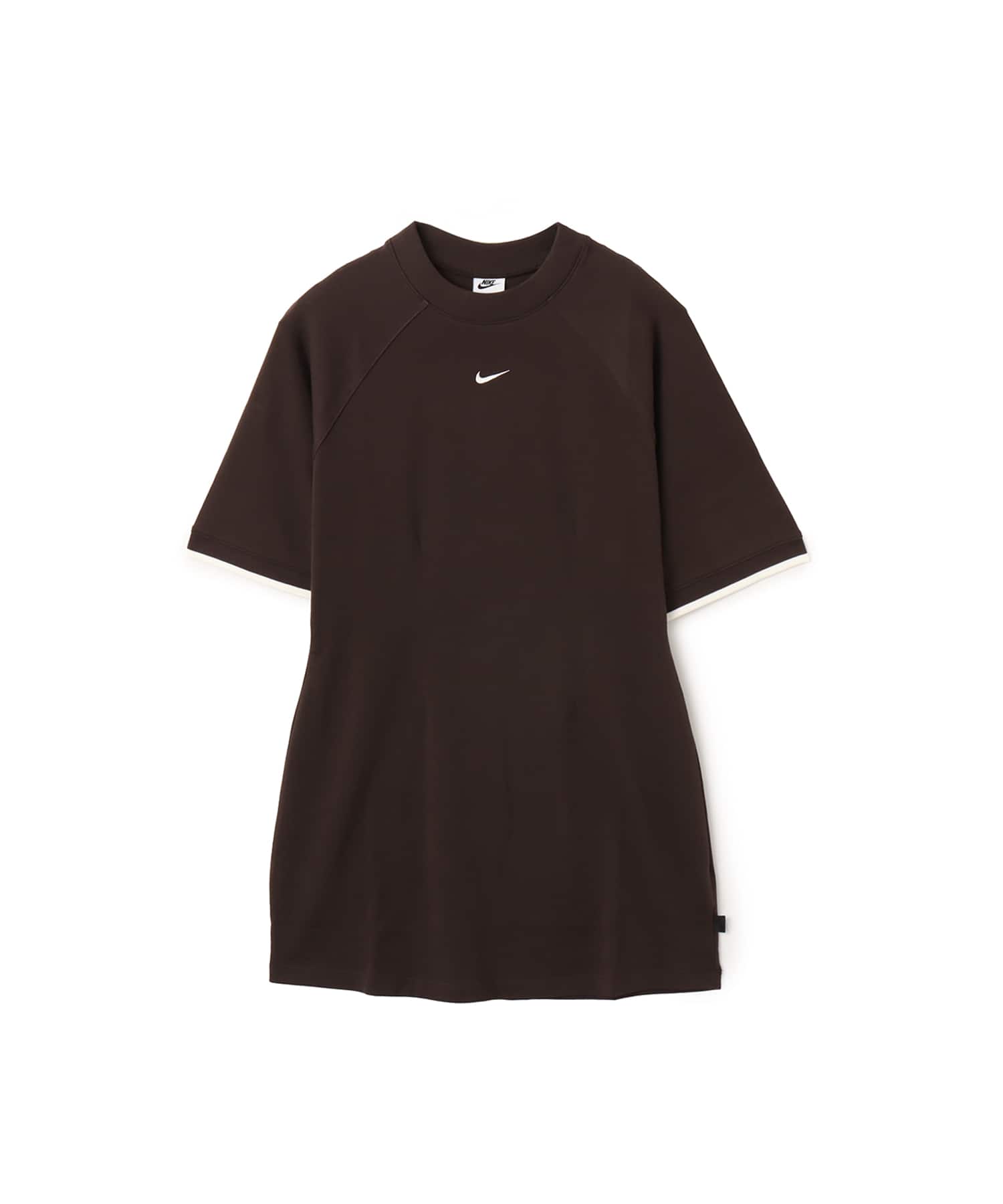NIKE AS W NSW CLLCTN TSHRT DRESS VELVET BROWN/SAILのメイン画像