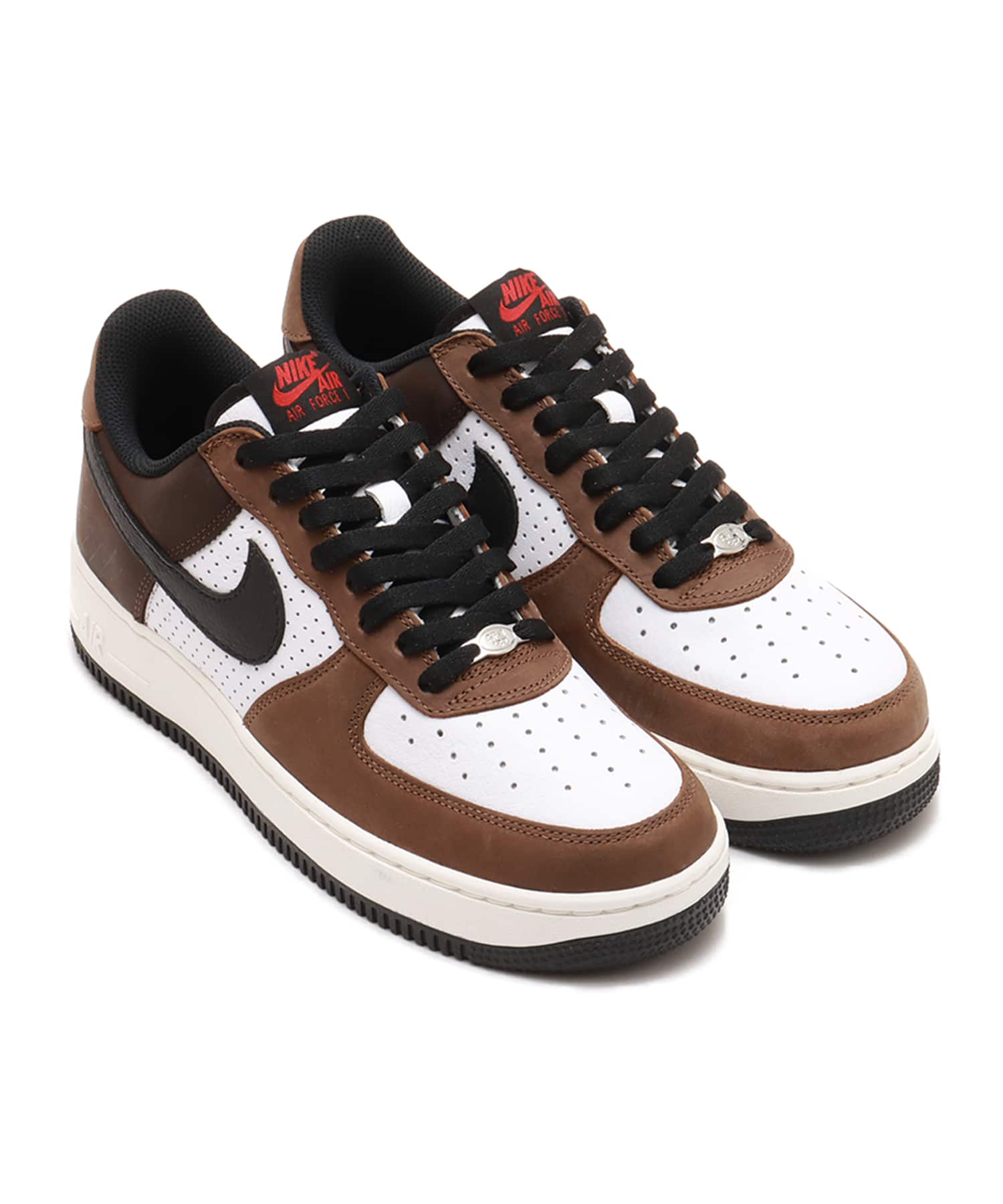 NIKE AIR FORCE 1 LOW RETRO WHITE/BLACK-BISON（ナイキ エア
