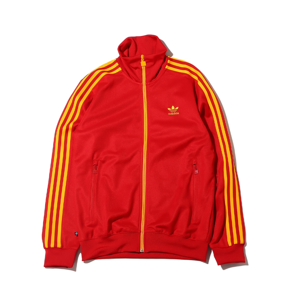 adidas Beckenbauer TRACK JACKET TEAMPOWER RED/TEAMPOWER RED ...