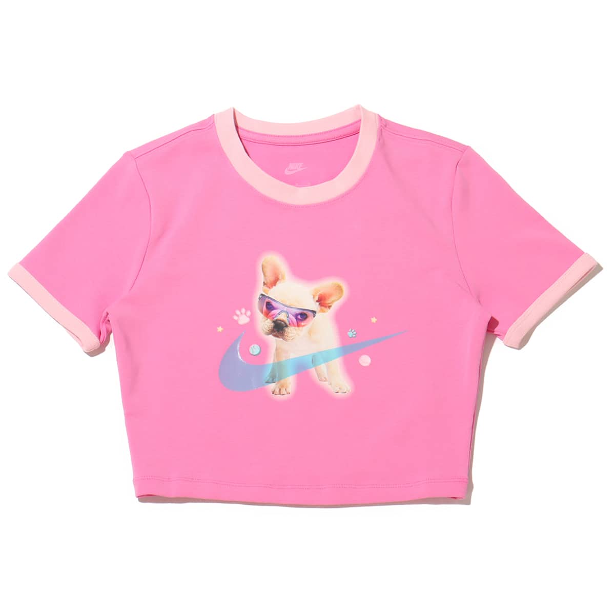 NIKE AS W NSW TEE SLIM CRP GCEL PLAYFUL PINK （ナイキ