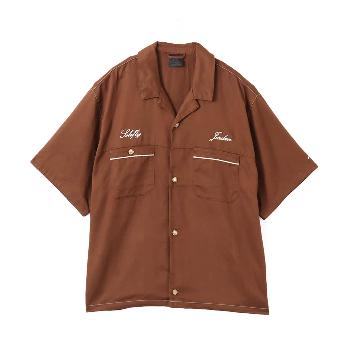 JORDAN BRAND M J SOLEFLY BARISTA SHIRT CACAO WOW/FOSSILのメイン画像