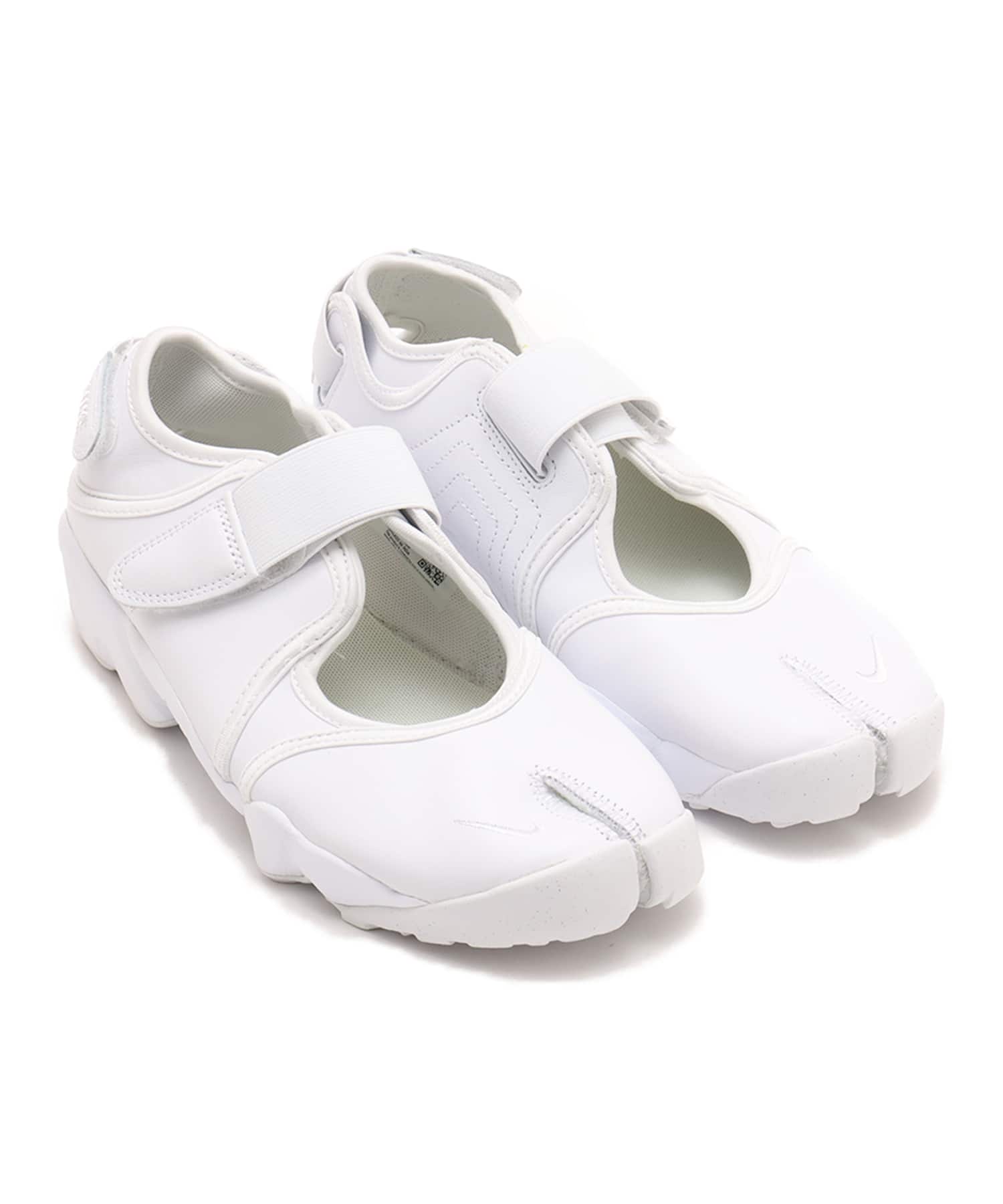 NIKE WMNS AIR RIFT WHITE/WHITE-BLACKのメイン画像
